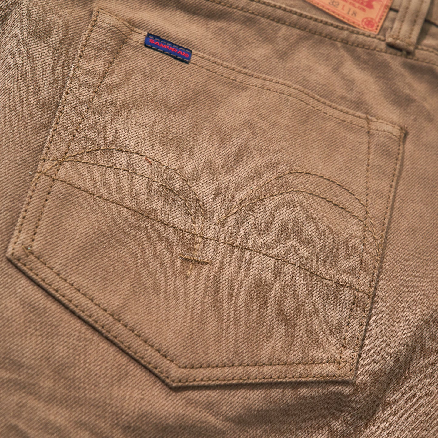 15oz INDIGO DENIM / 15oz SELVEDGE CHINO CLOTH SHORTS MID-HIGH RISE