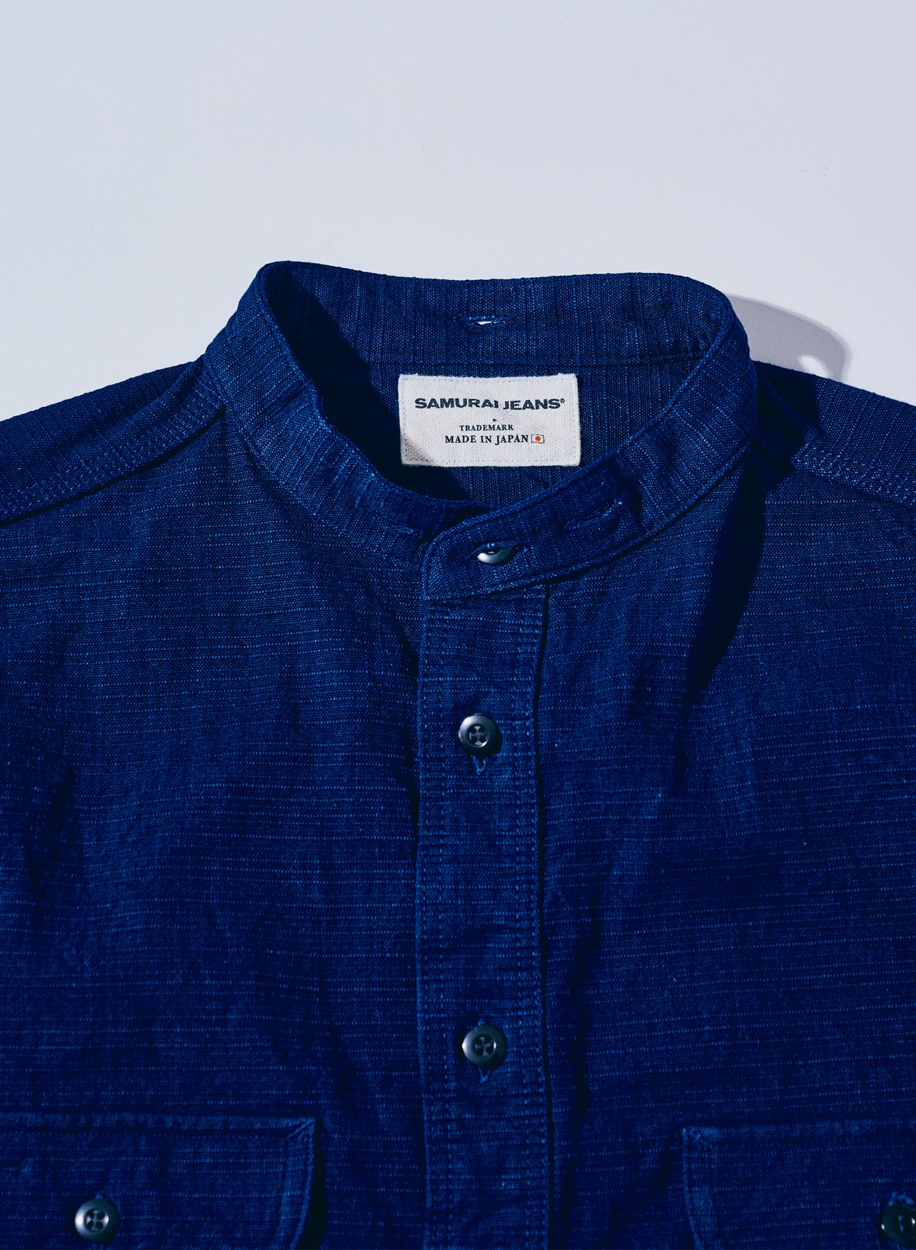 SSS25-YRC 藍襟脱着切り替えシャツ