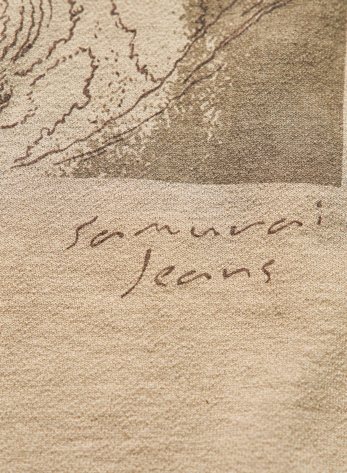 SJST25-106 Aged Cotton Inlay Loopwheel T-Shirt "RASEN"