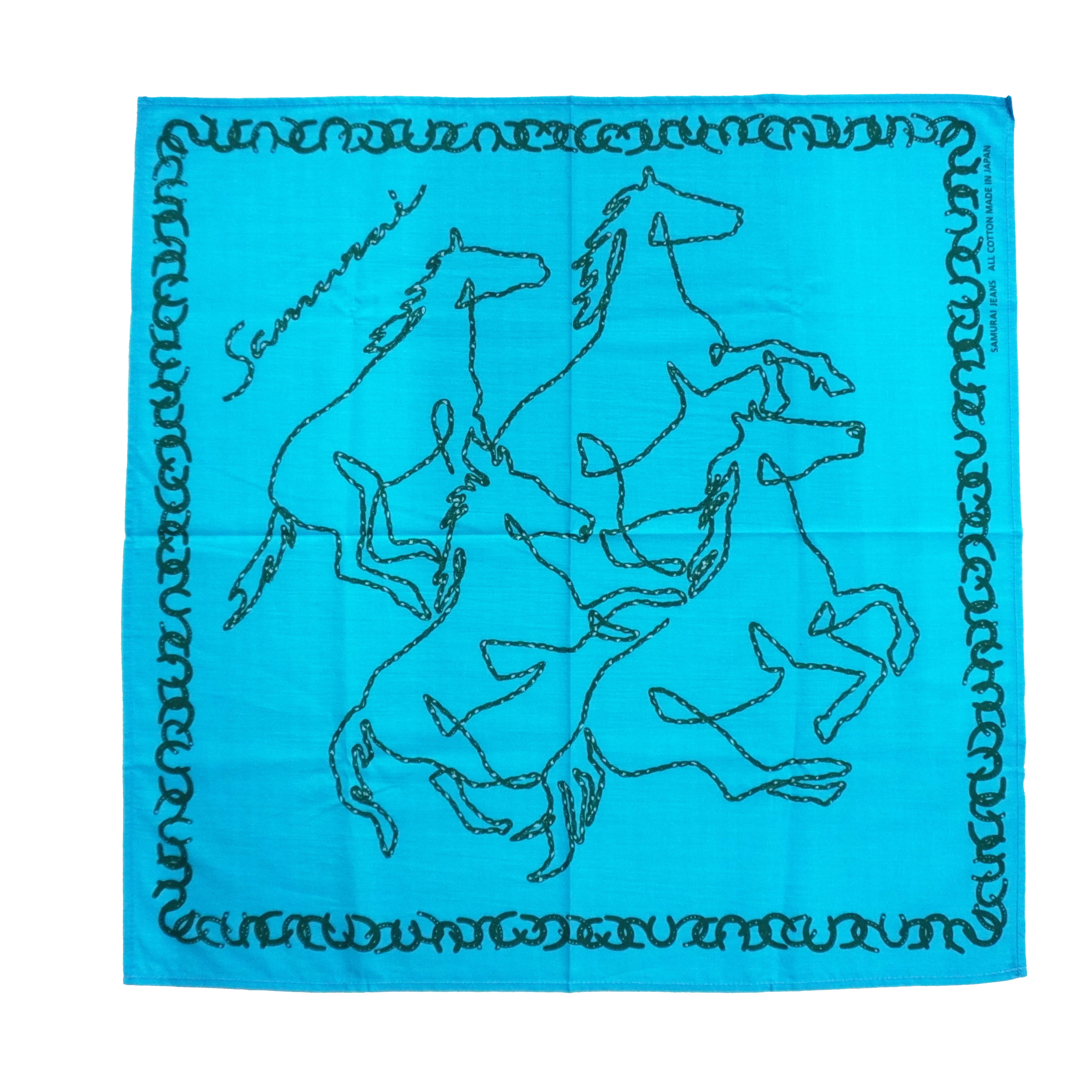 TIDE ED100 3枚セット Banksy kyne shun Sudo Bandana Kikumon Japanese Light Blue - Kobashi Studio 版画