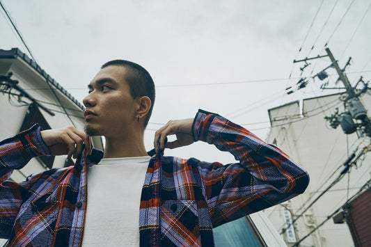 経年変化を楽しむ、ワークシャツ