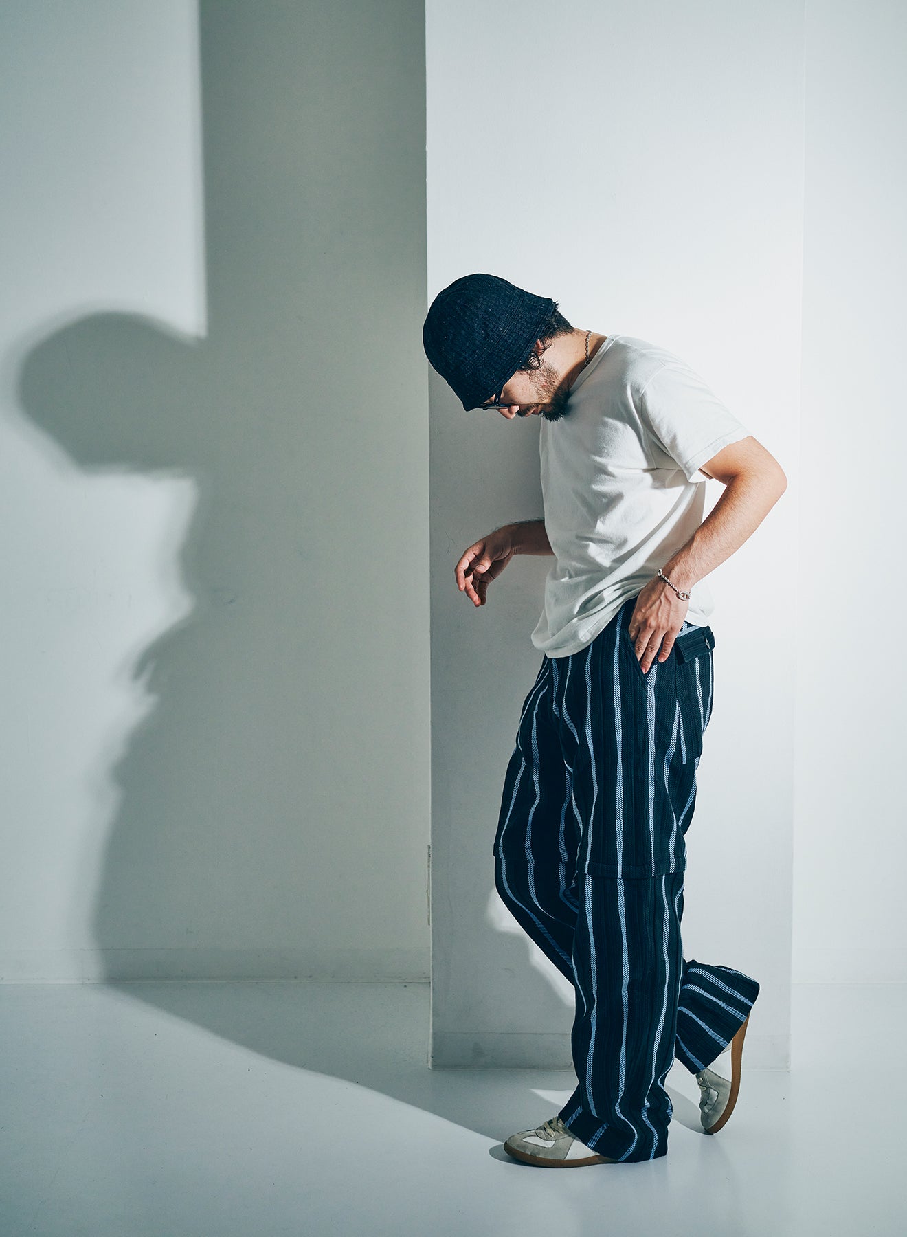 SJAP25-DPS DRUNKEN STRIPE 2WAY PANTS
