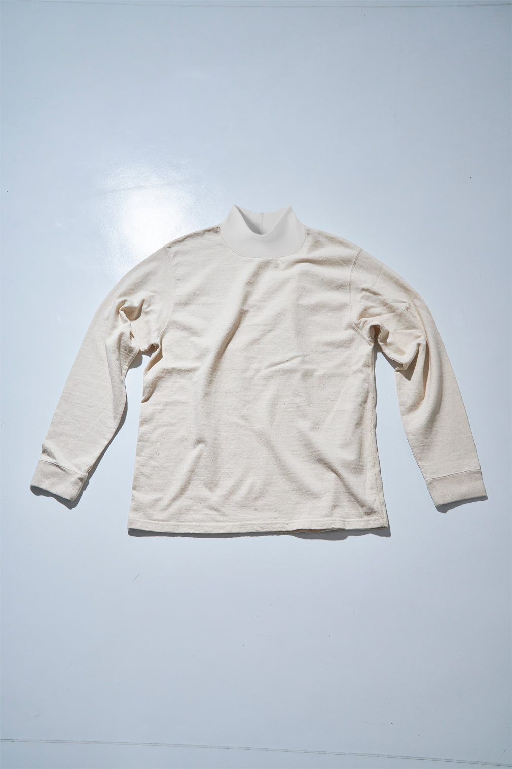 SJSLT-SC02 Japanese Cotton Made Mock Neck Tee