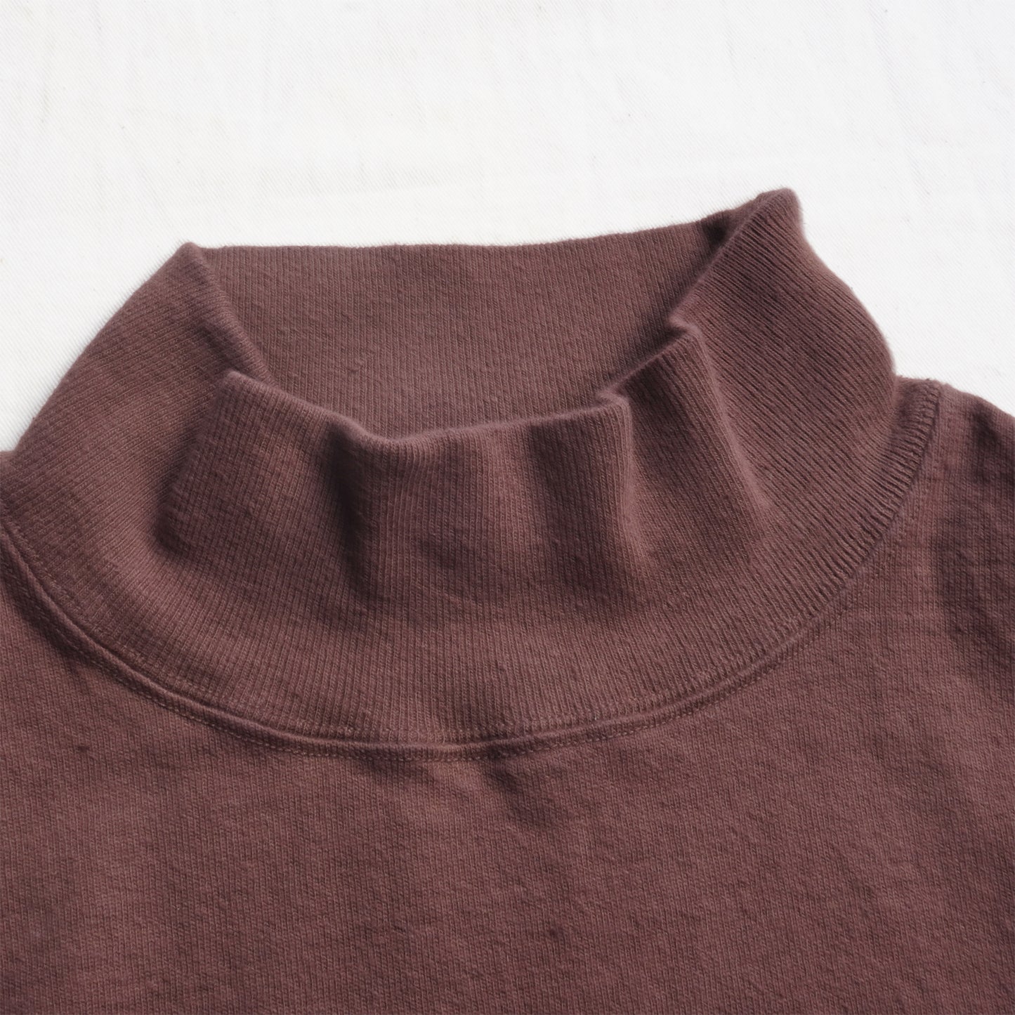 SJSLT-SC02 Japanese Cotton Made Mock Neck Tee