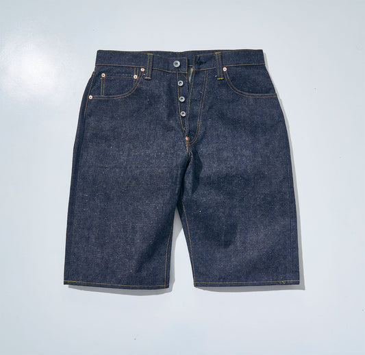 15oz INDIGO DENIM / 15oz SELVEDGE CHINO CLOTH SHORTS MID-HIGH RISE