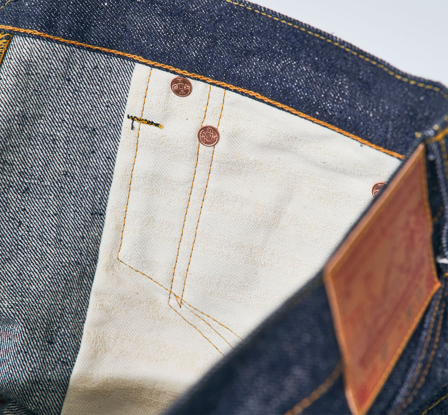 15oz INDIGO DENIM / 15oz SELVEDGE CHINO CLOTH SHORTS MID-HIGH RISE