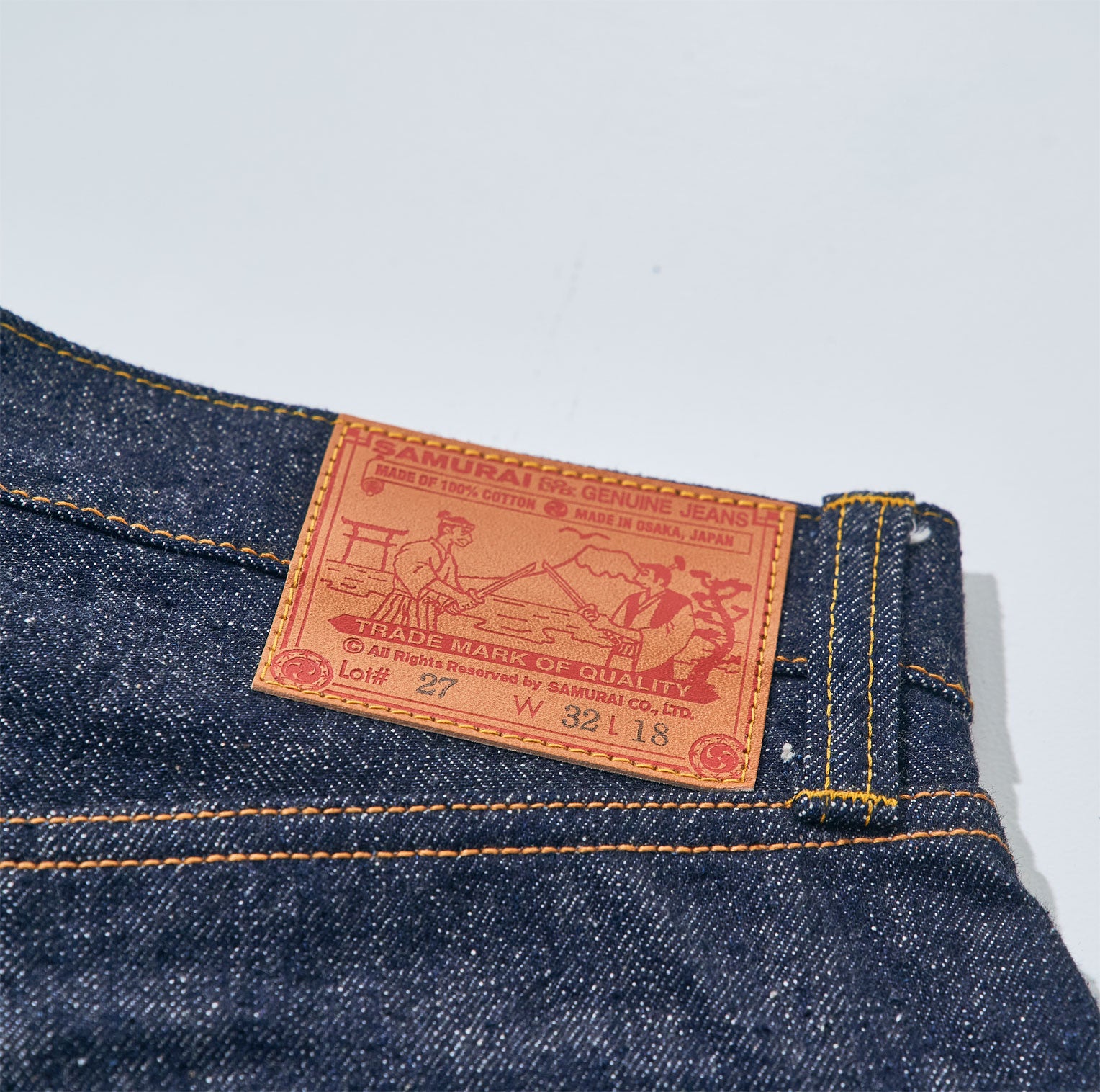 15oz INDIGO DENIM / 15oz SELVEDGE CHINO CLOTH SHORTS MID-HIGH RISE