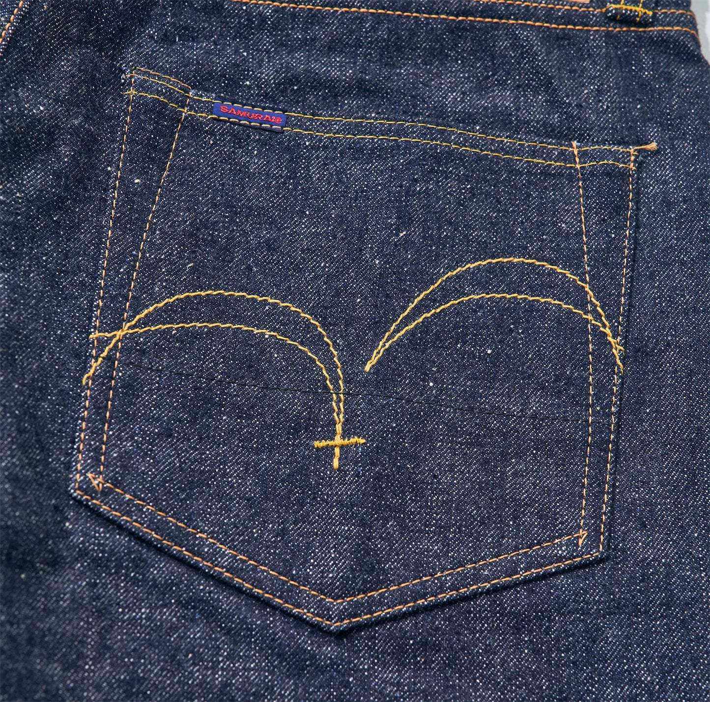 15oz INDIGO DENIM / 15oz SELVEDGE CHINO CLOTH SHORTS MID-HIGH RISE