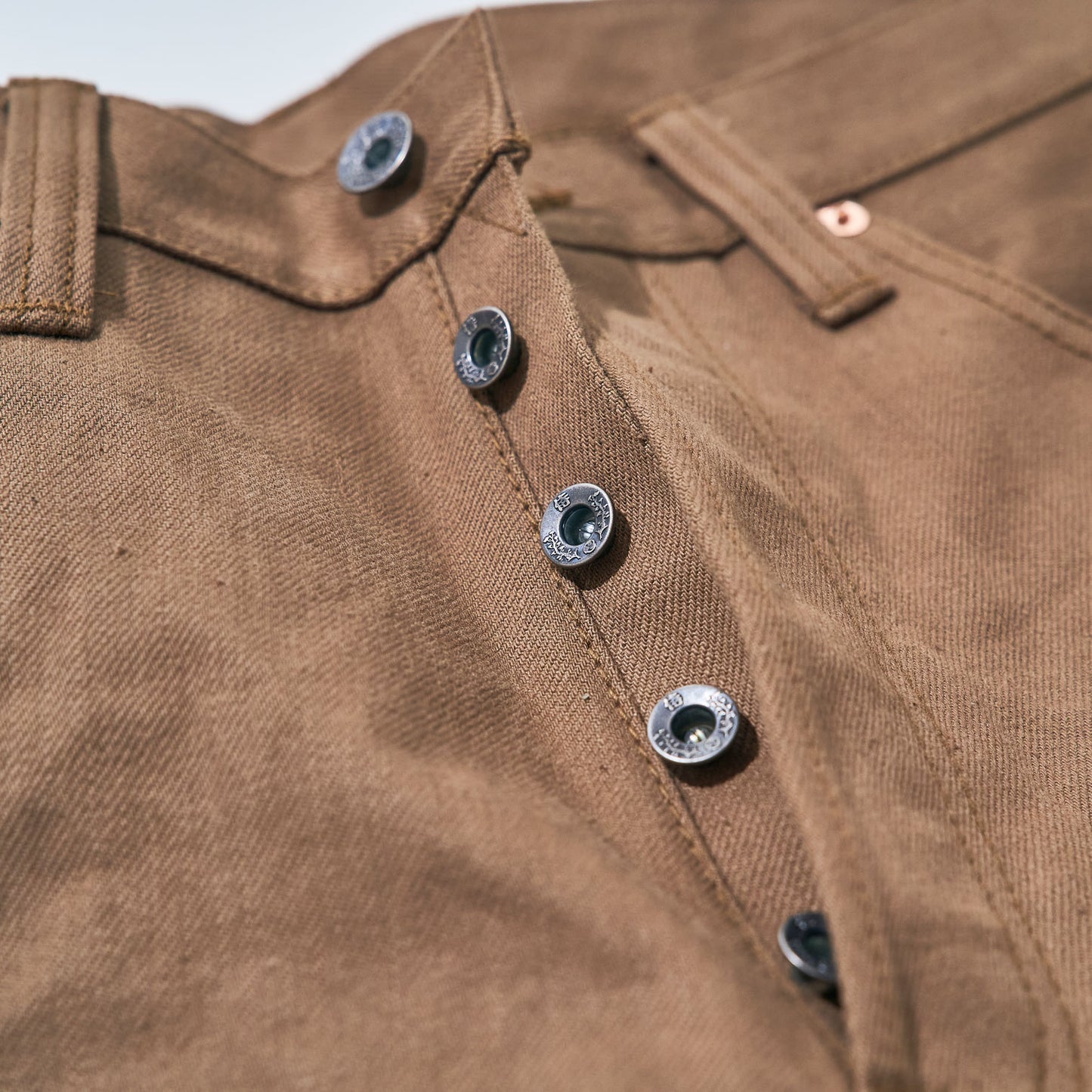 15oz INDIGO DENIM / 15oz SELVEDGE CHINO CLOTH SHORTS MID-HIGH RISE