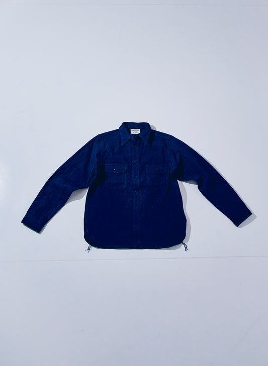 SSS25-YRC Indigo Detachable Collar Shirt
