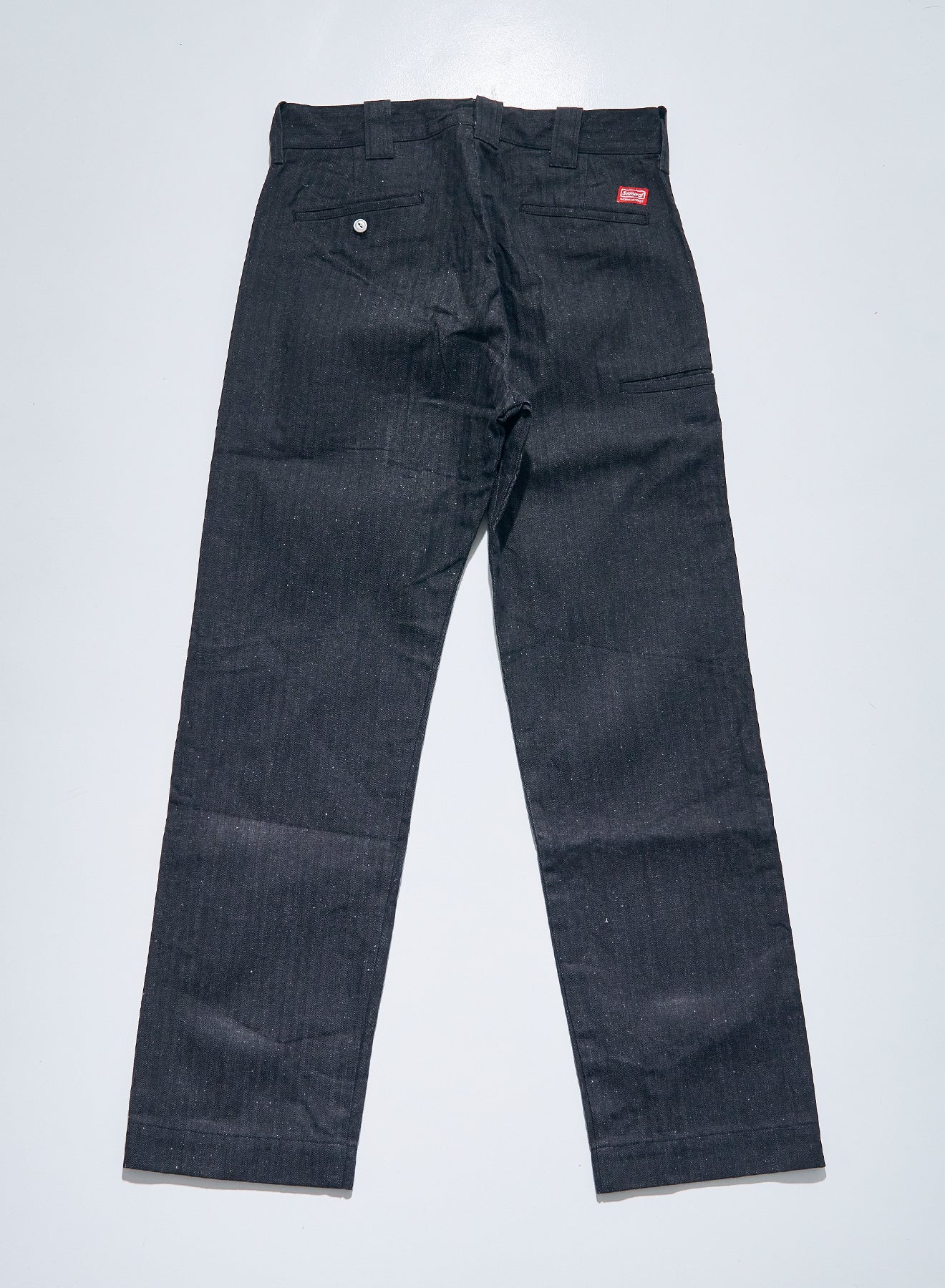 60s ヘリンボーン　ワークパンツ 50s 60s 50年代 60年代 青 ブルー HBT コットン| ビンテージ古着屋