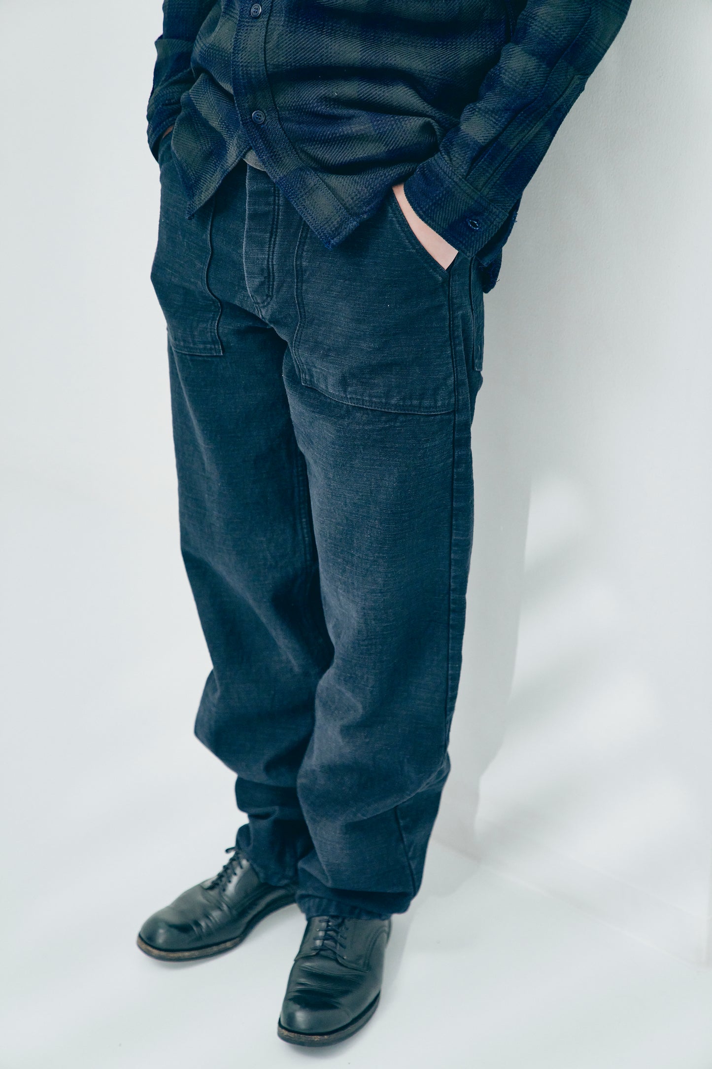 SJ52BK 15oz Black Baker pants