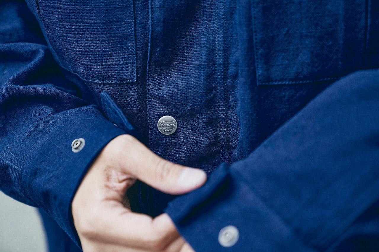 SJMPK24-AI Indigo Ripstop Mountain Parka – SAMURAI JEANS ONLINE STORE