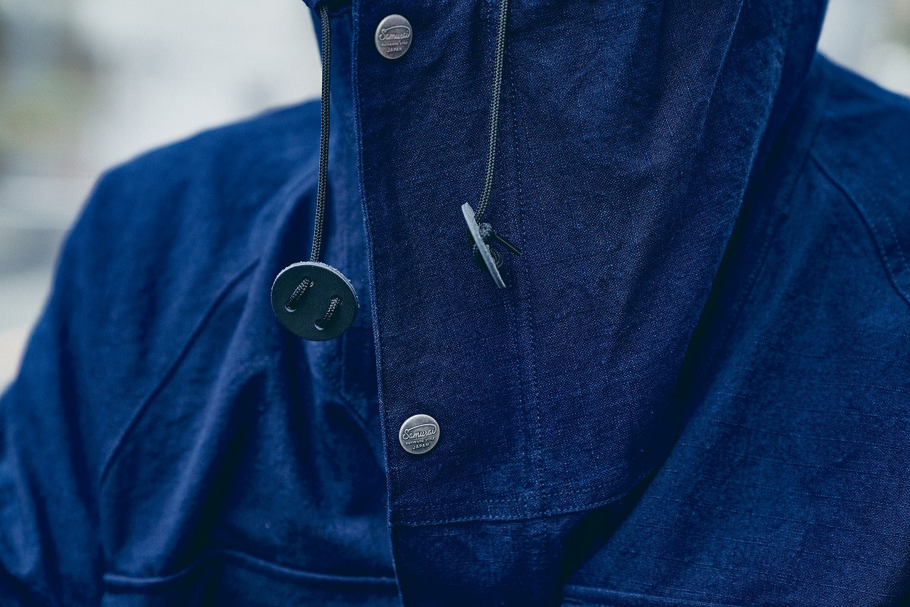 CARPジャンバー SJMPK24-AI Indigo Ripstop Mountain Parka – SAMURAI JEANS ONLINE STORE