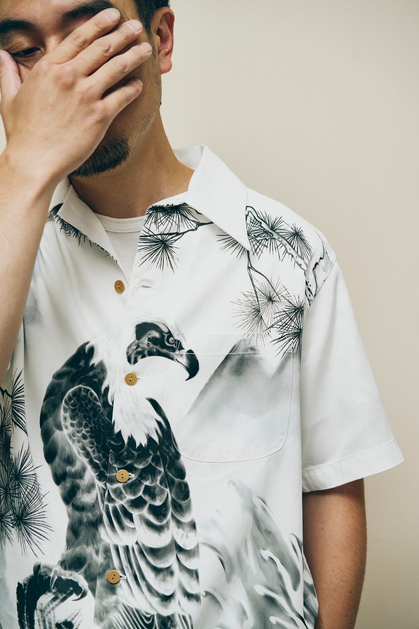 SSA26-01 (Ink Painted Aloha Shirt)