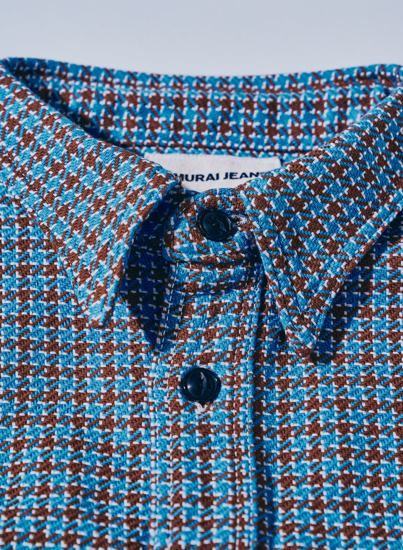 SIN25-02 Cheese Indigo Heavy Flannel Work Shirt