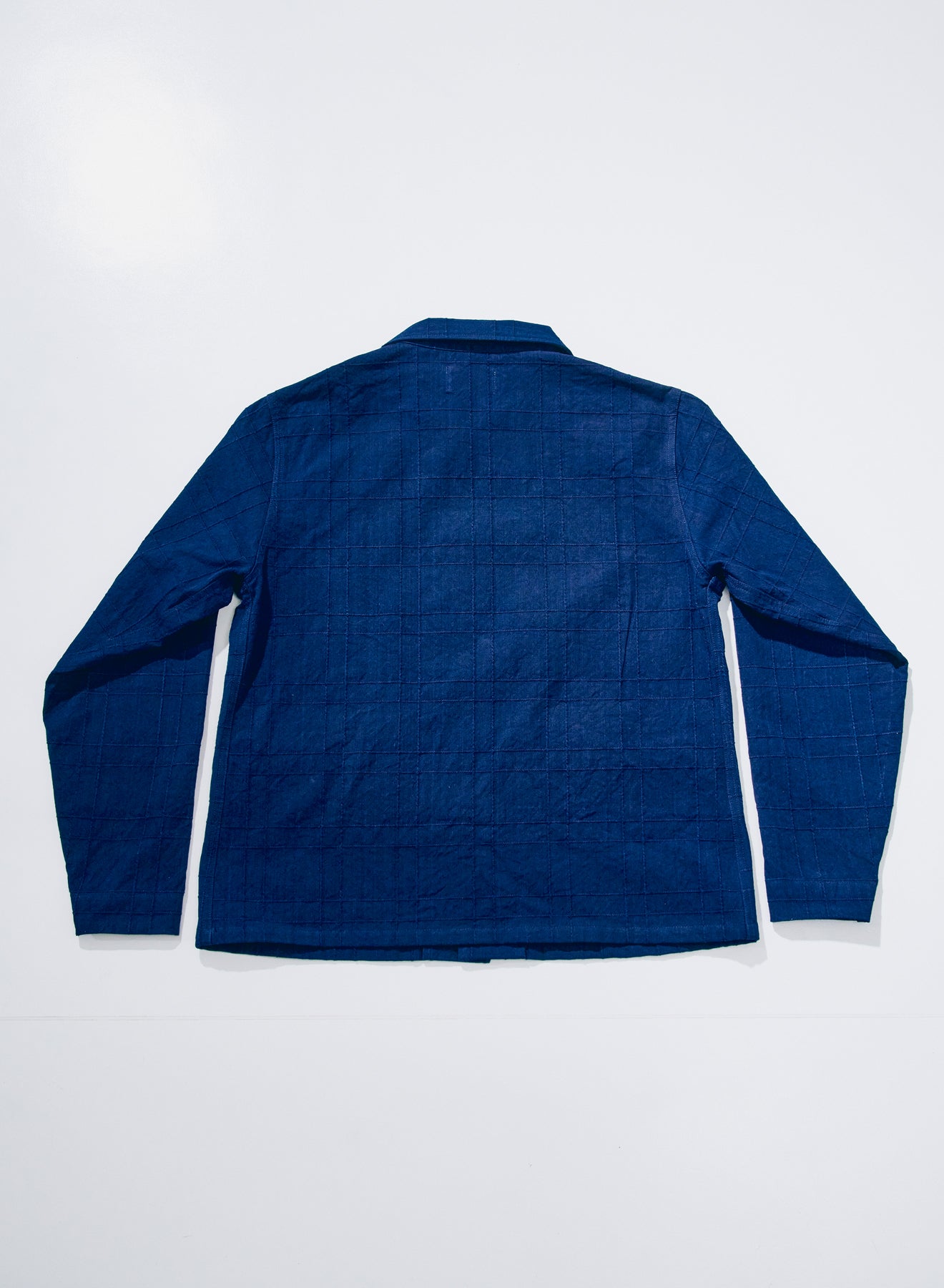 SJSJK26-ARS (Indigo Sashiko Lattice Dobby Jacket)
