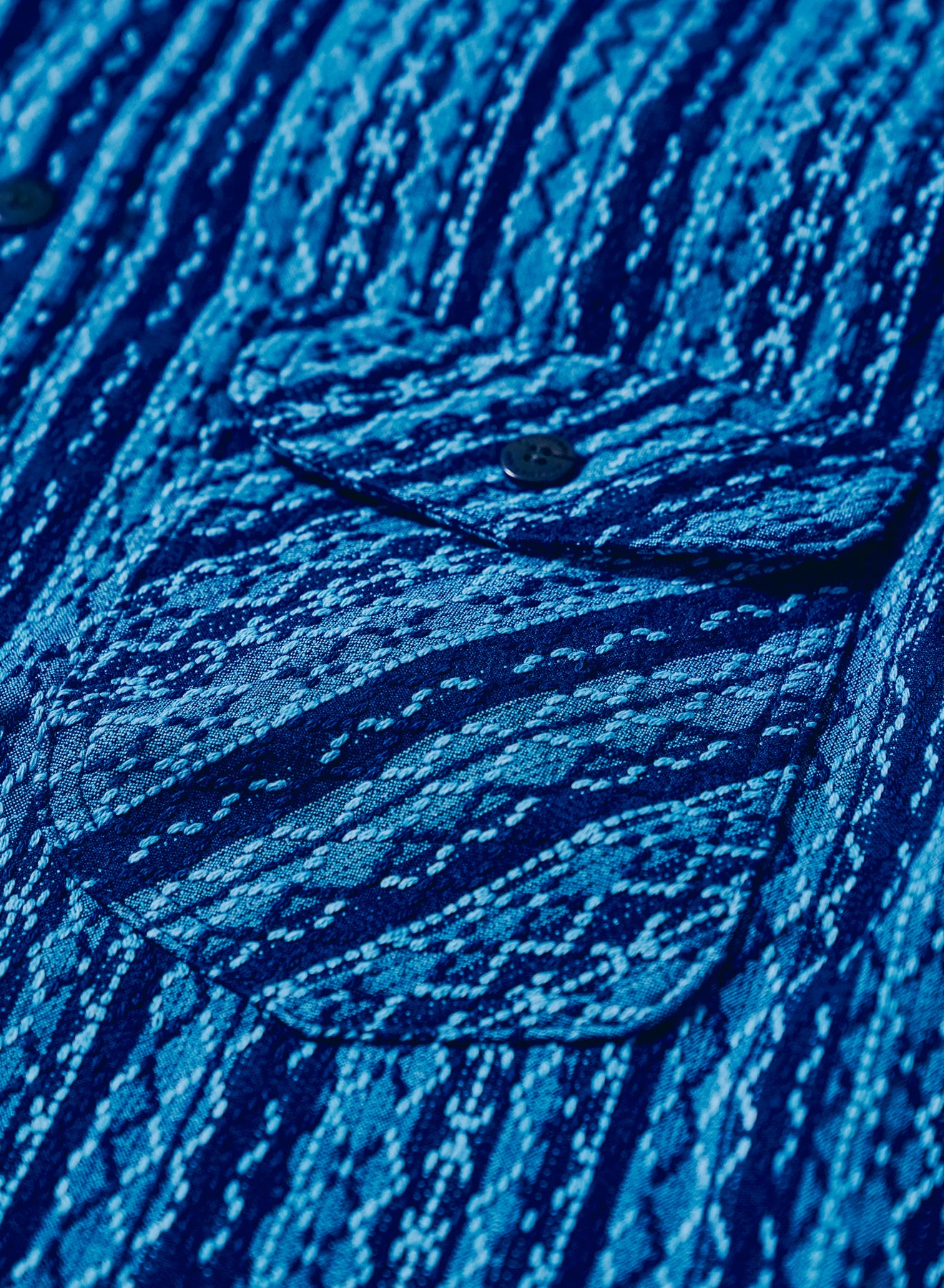 SSS25-SKS 藍刺し子ストライプシャツ – SAMURAI JEANS ONLINE STORE