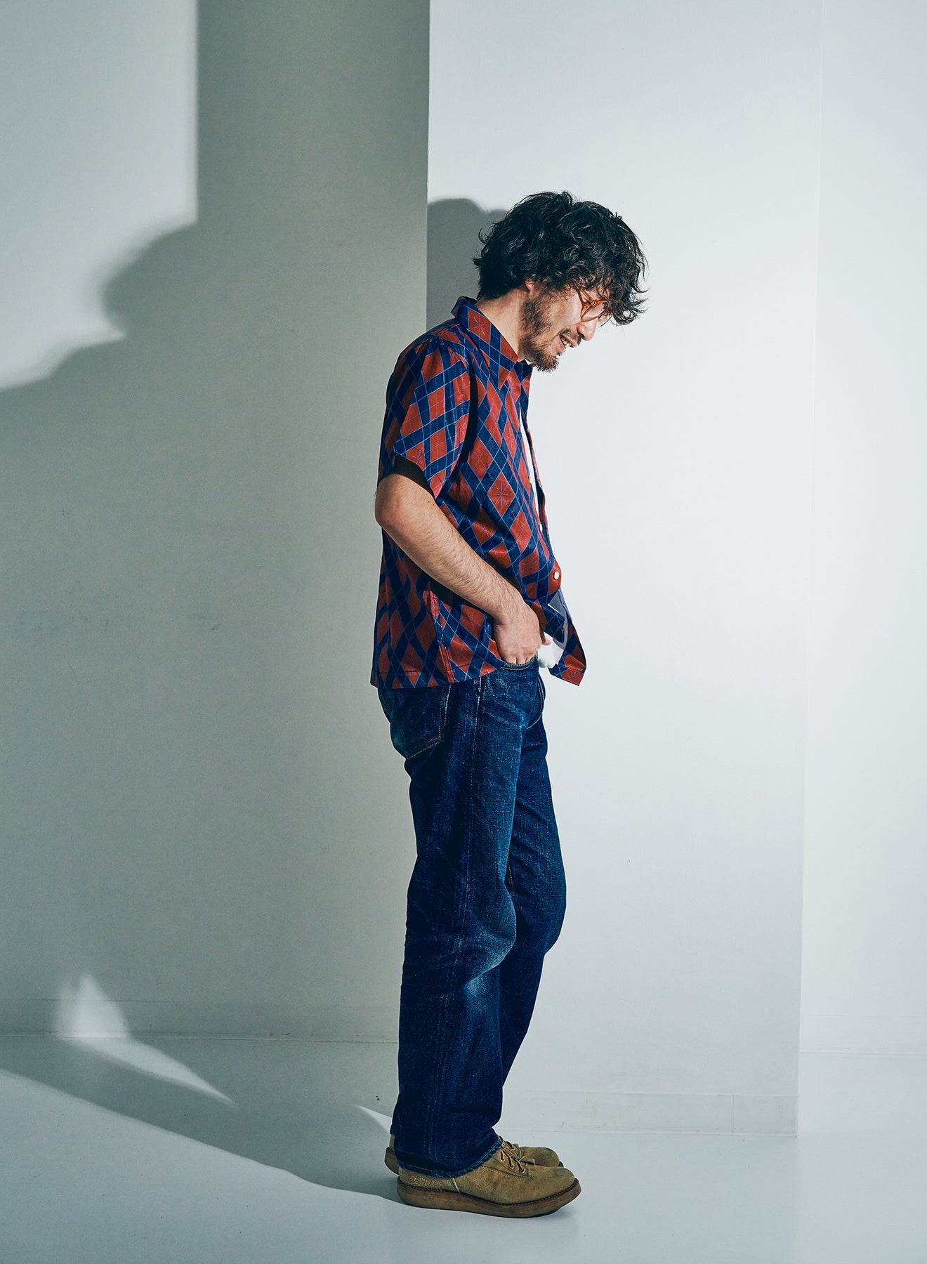 HSA25-01 蛇アーガイル総柄シャツ – SAMURAI JEANS ONLINE STORE