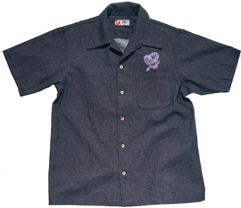 SSA25-02 武者絵柄デニムシャツ – SAMURAI JEANS ONLINE STORE