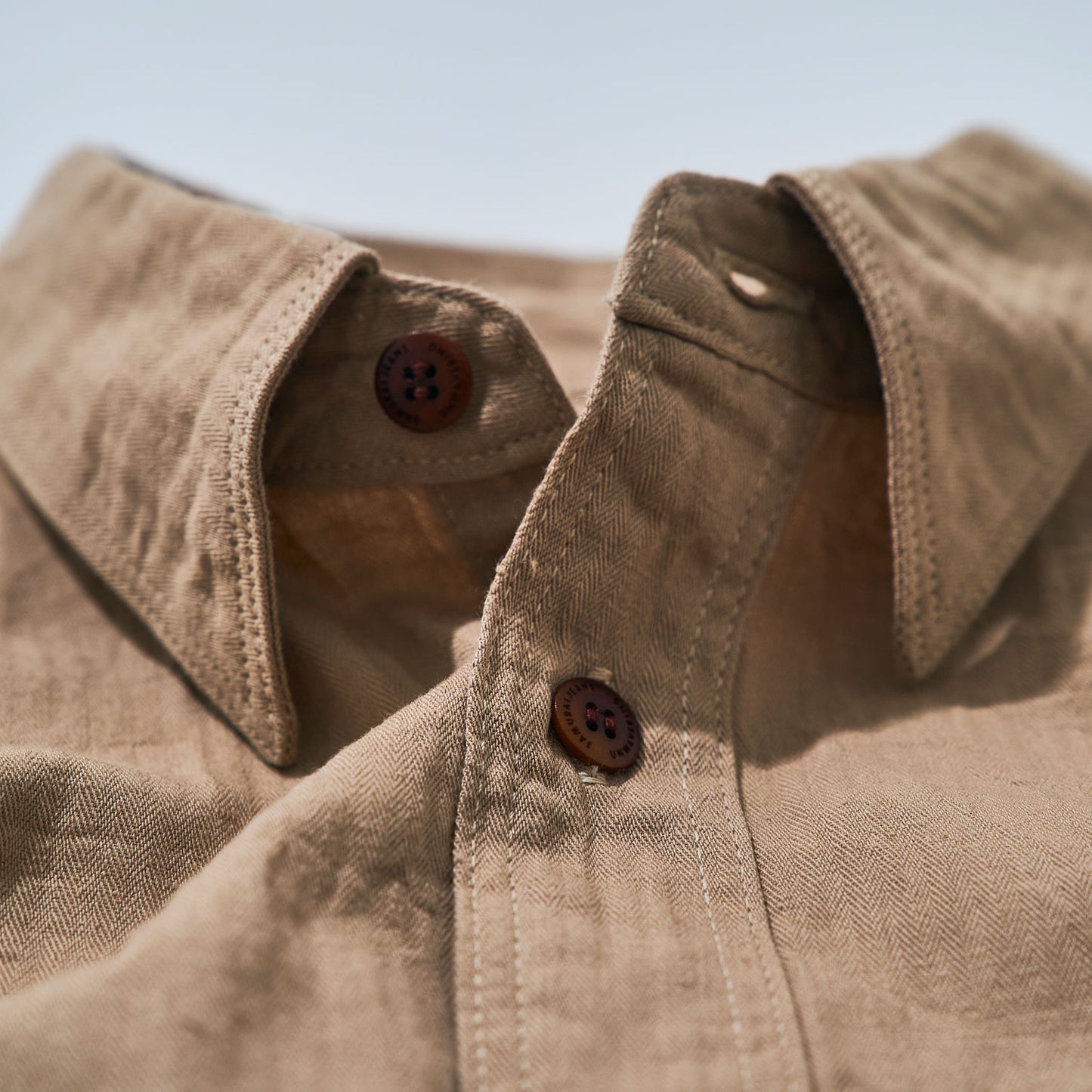 SJCBS24-HB  SELVEDGE HERRINGBONE SHIRT