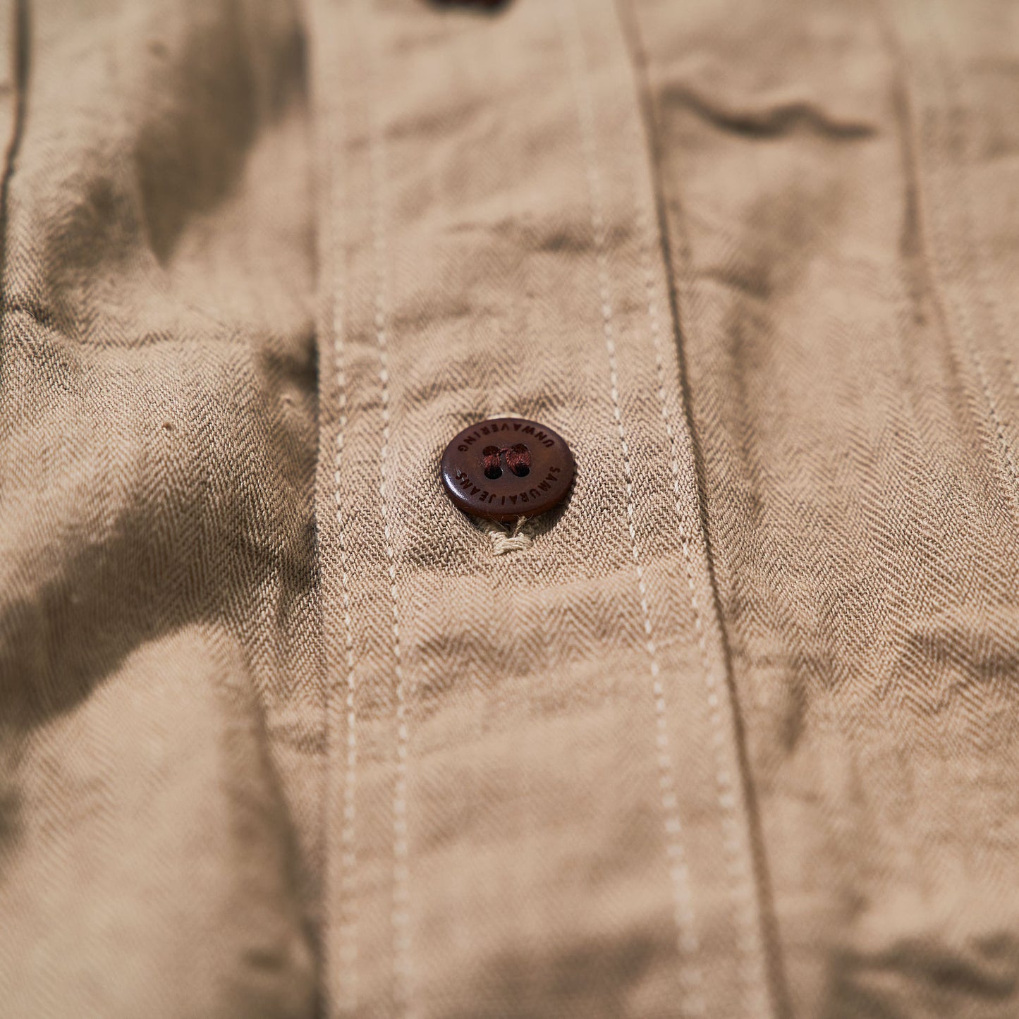 SJCBS24-HB  SELVEDGE HERRINGBONE SHIRT