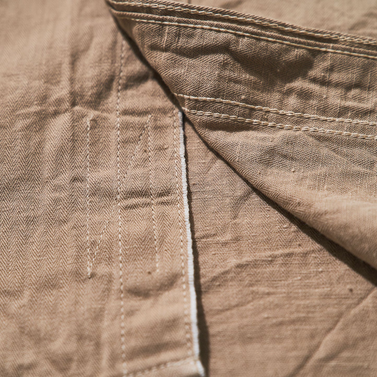 SJCBS24-HB  SELVEDGE HERRINGBONE SHIRT