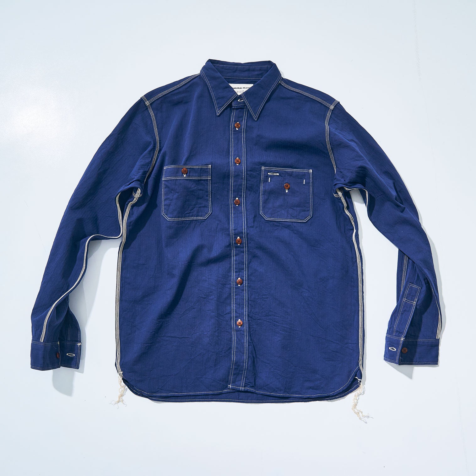 SJCBS24-HB セルビッチヘリンボーンシャツ – SAMURAI JEANS ONLINE STORE