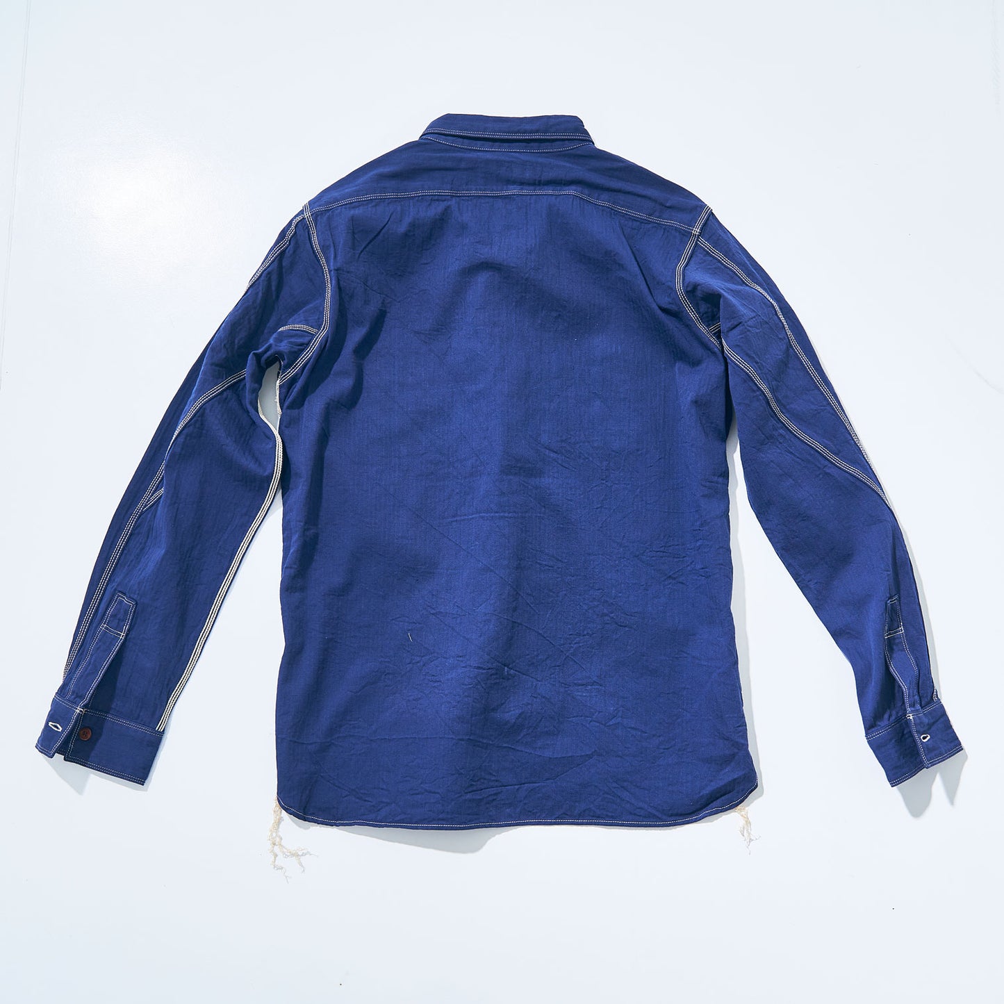 SJCBS24-HB  SELVEDGE HERRINGBONE SHIRT