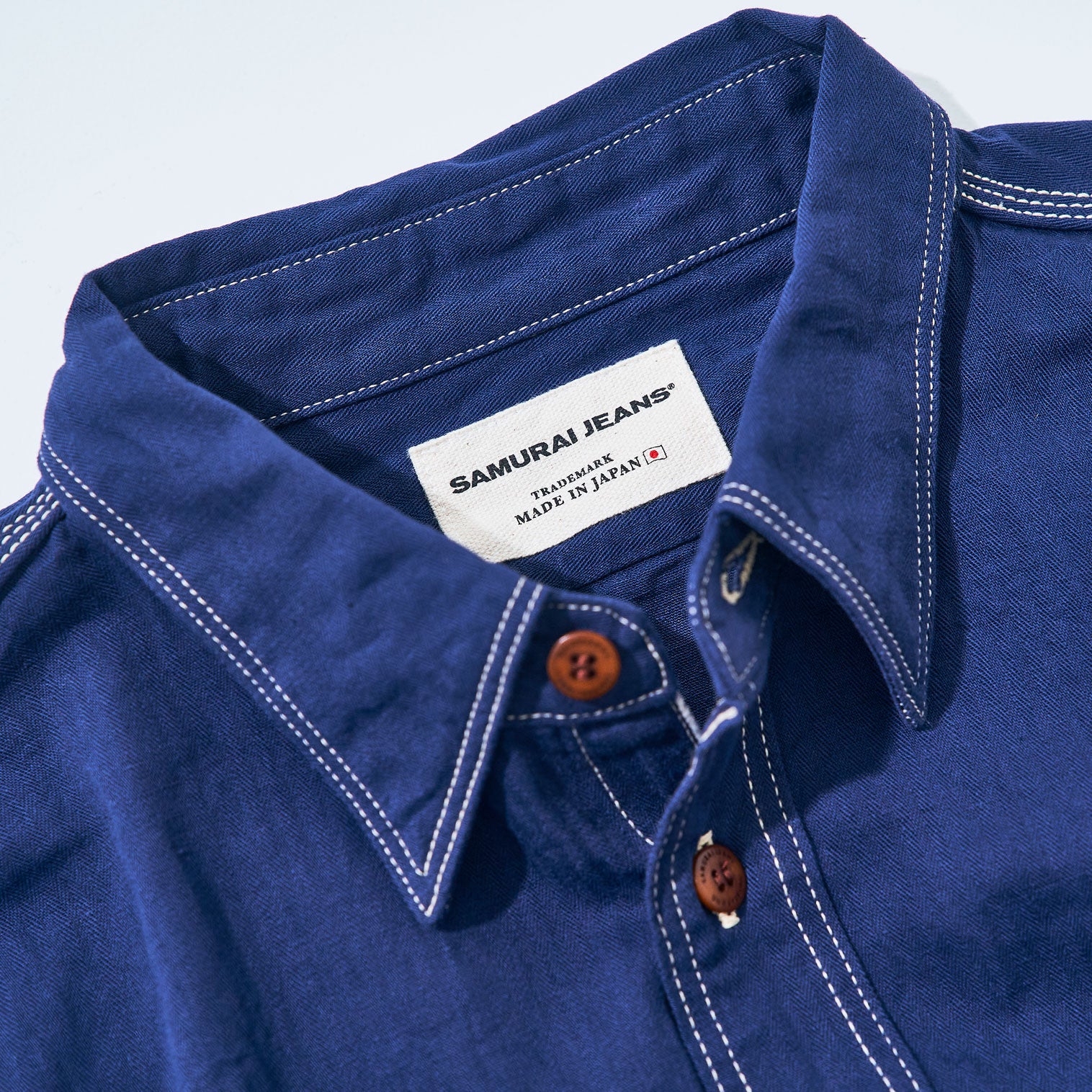 SJCBS24-HB セルビッチヘリンボーンシャツ – SAMURAI JEANS ONLINE STORE