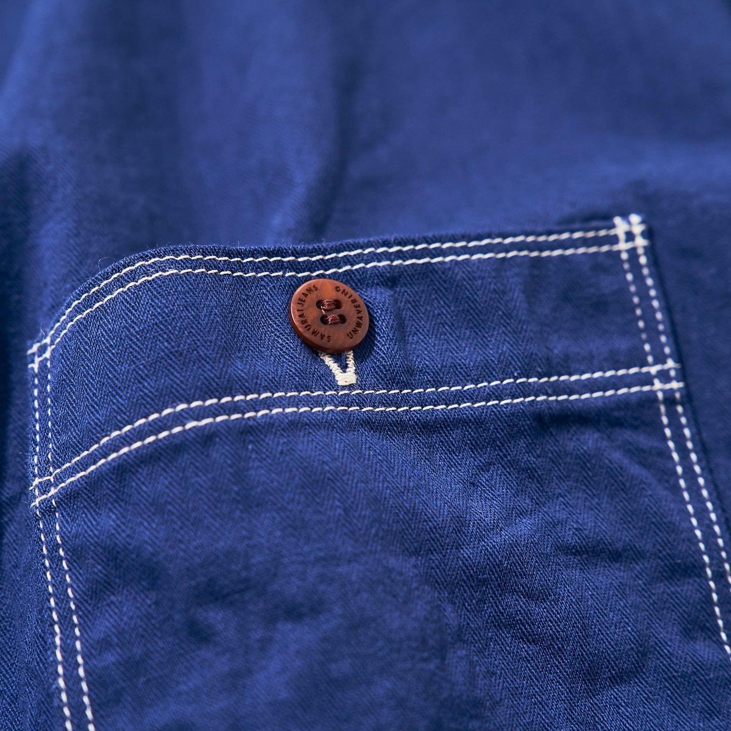 SJCBS24-HB  SELVEDGE HERRINGBONE SHIRT