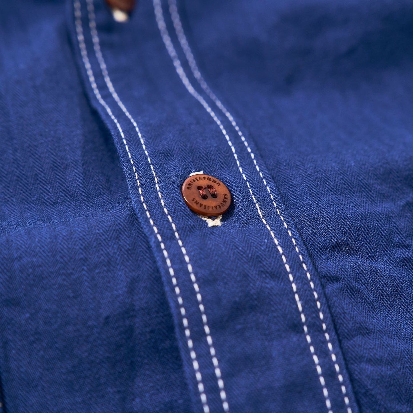 SJCBS24-HB  SELVEDGE HERRINGBONE SHIRT