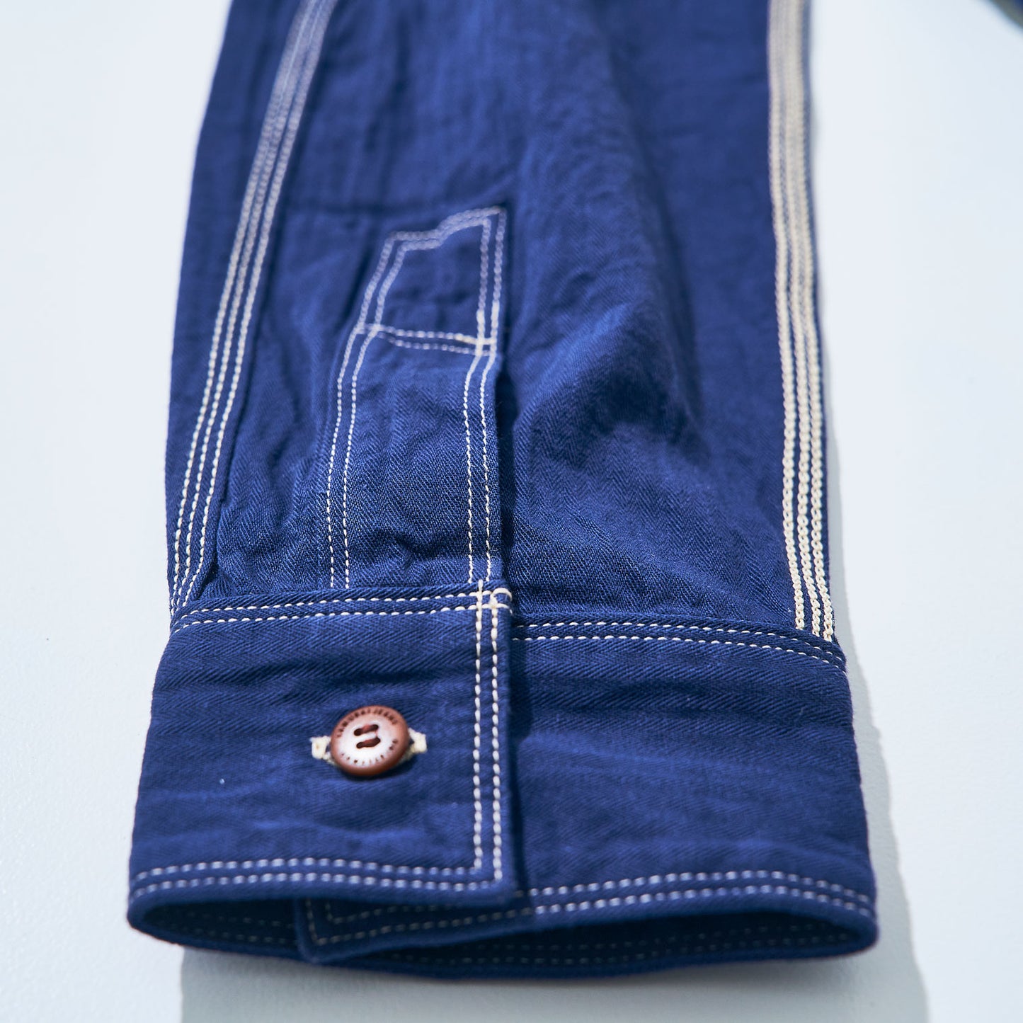 SJCBS24-HB  SELVEDGE HERRINGBONE SHIRT