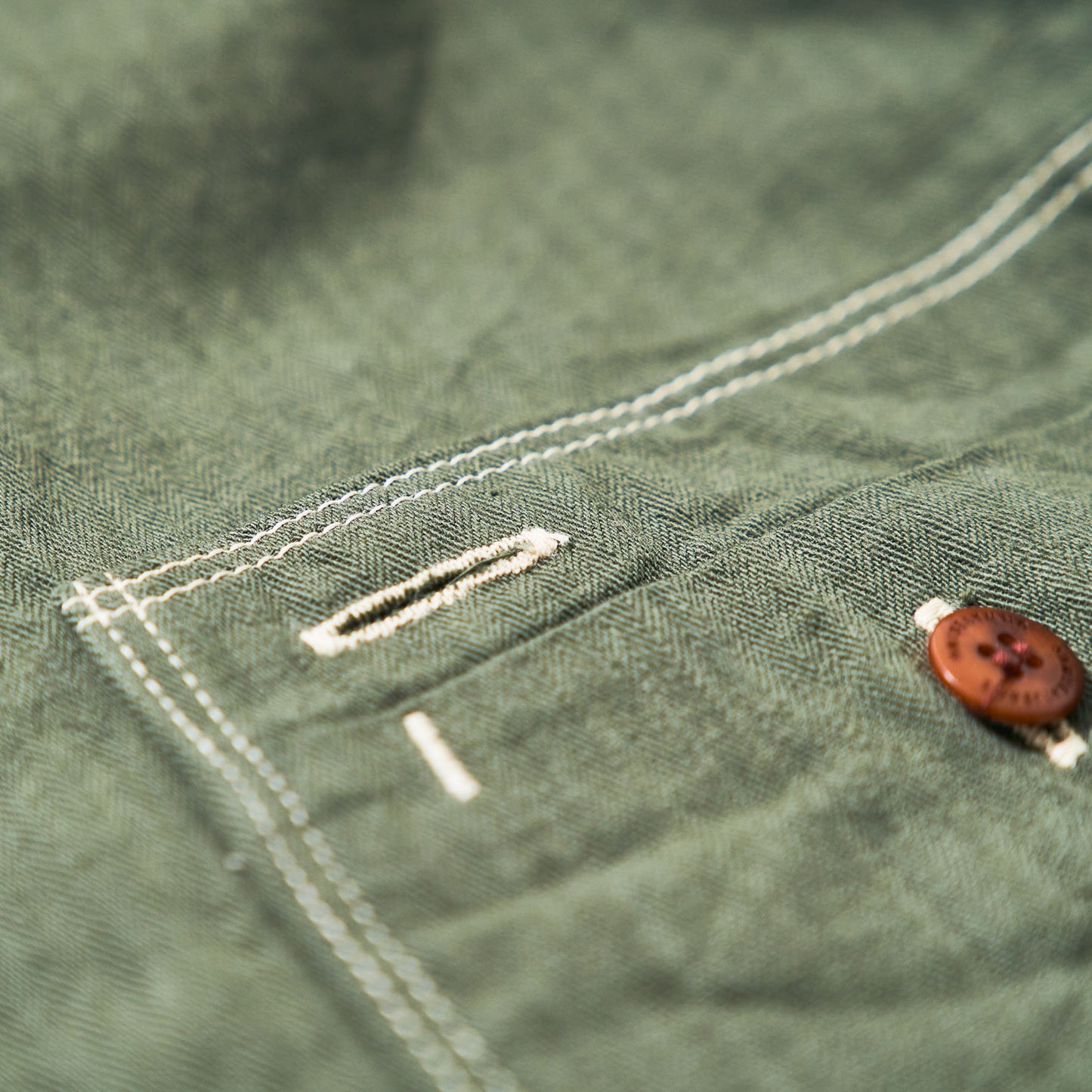 SJCBS24-HB  SELVEDGE HERRINGBONE SHIRT