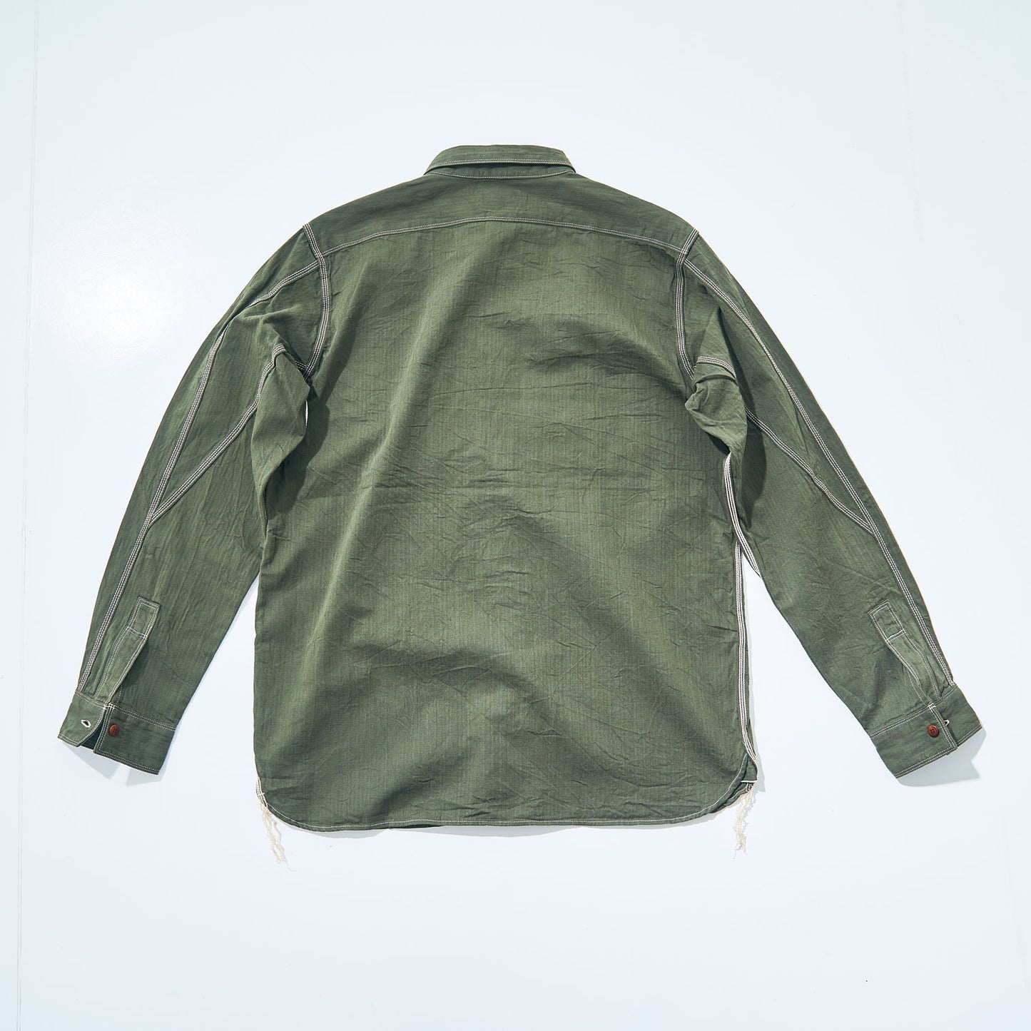 SJCBS24-HB  SELVEDGE HERRINGBONE SHIRT