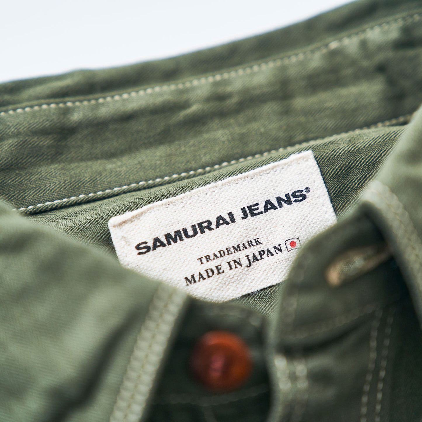 SJCBS24-HB  SELVEDGE HERRINGBONE SHIRT