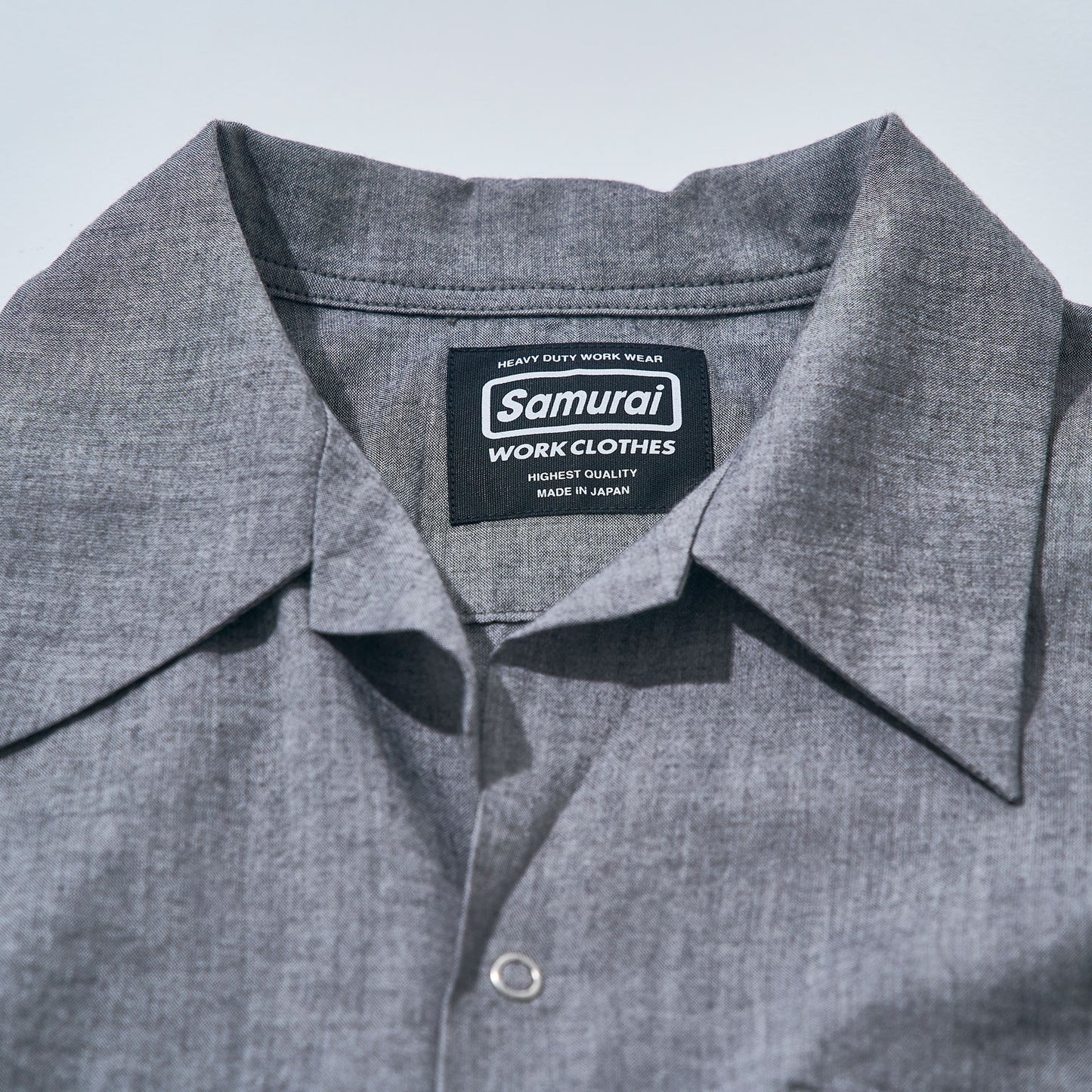 SWCWS24  オーガニックコットンシャンブレーシャツ