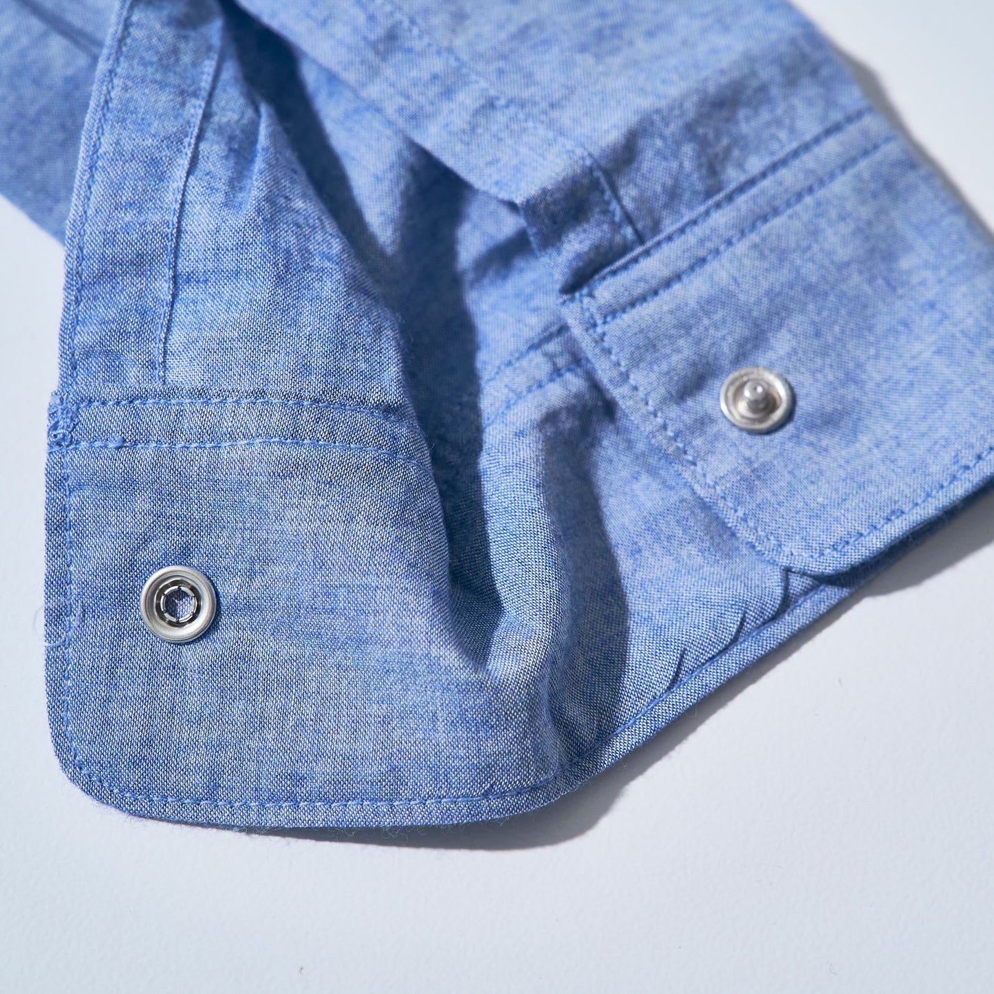 SWCWS24  オーガニックコットンシャンブレーシャツ