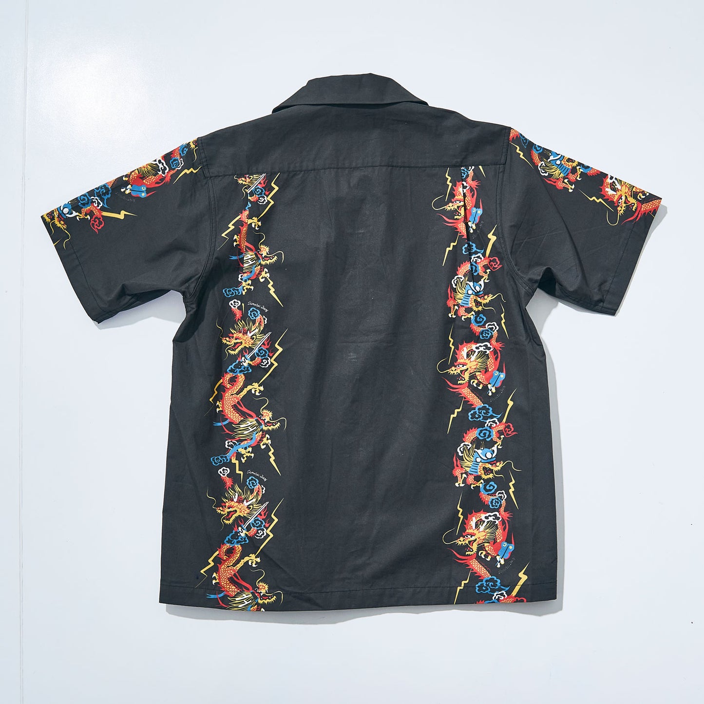 SSA24-01 DRAGON MOTIF HAWAIIAN SHIRT