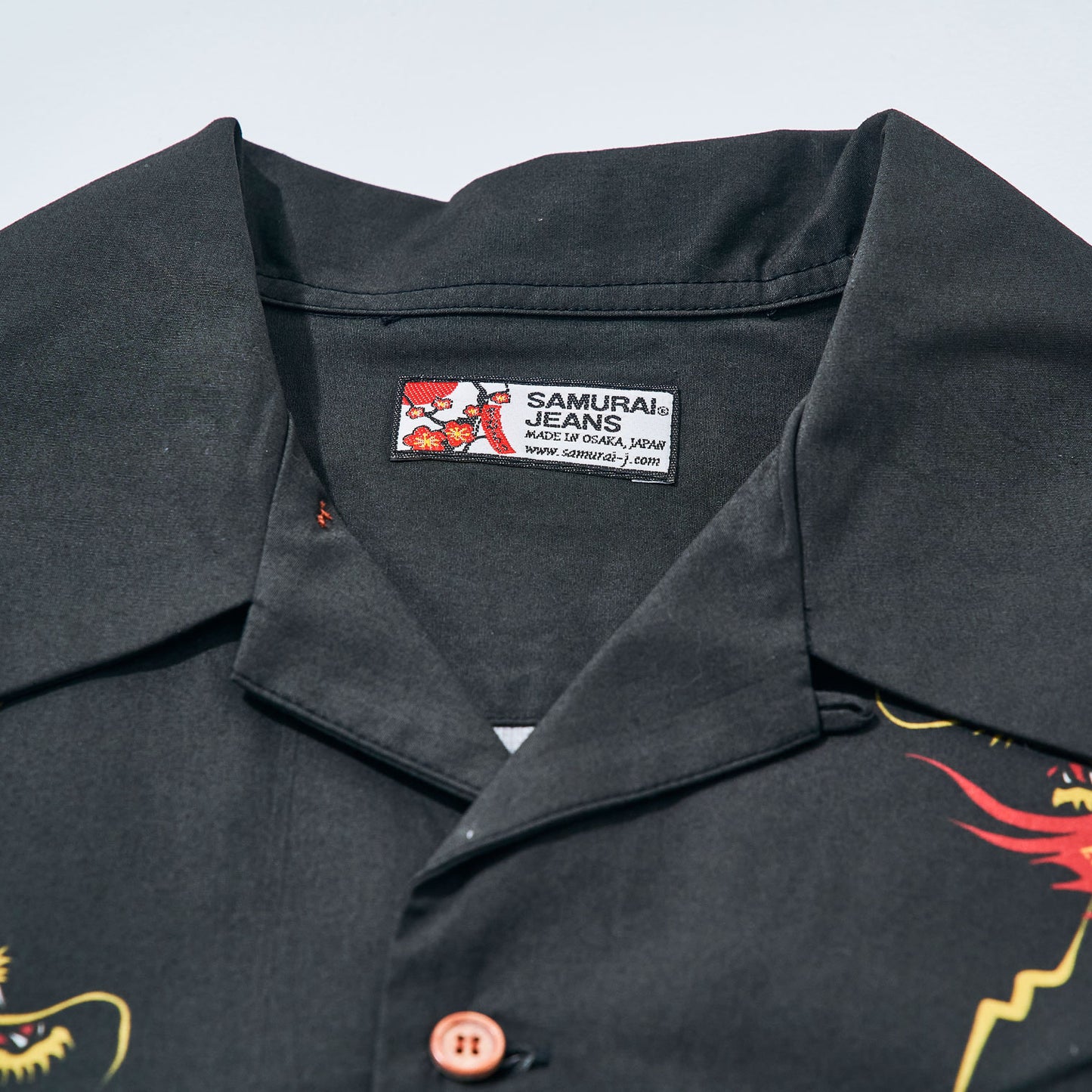 SSA24-01 DRAGON MOTIF HAWAIIAN SHIRT