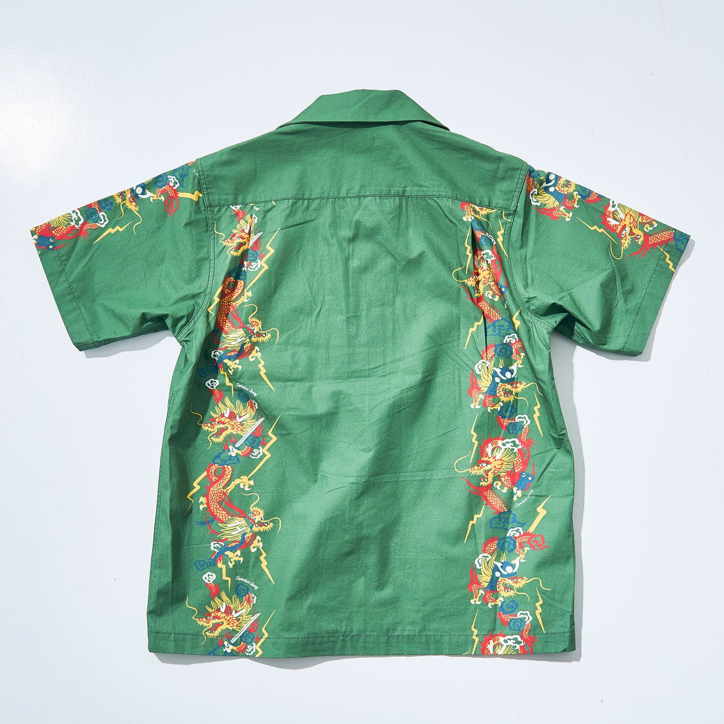 SSA24-01 DRAGON MOTIF HAWAIIAN SHIRT