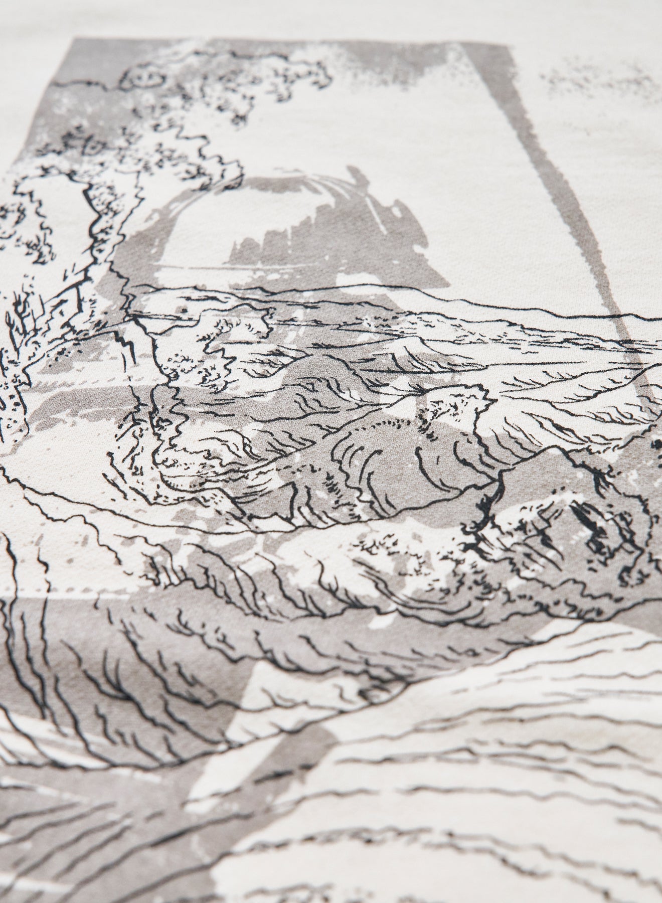 SJST25-106 Aged Cotton Inlay Loopwheel T-Shirt "RASEN"