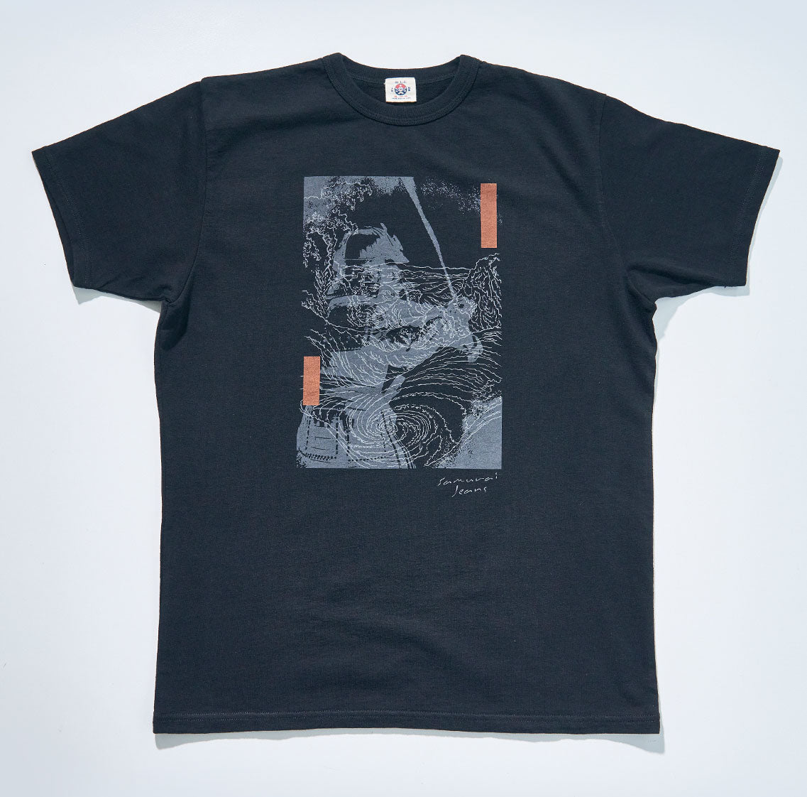 SJST25-106 Aged Cotton Inlay Loopwheel T-Shirt "RASEN"