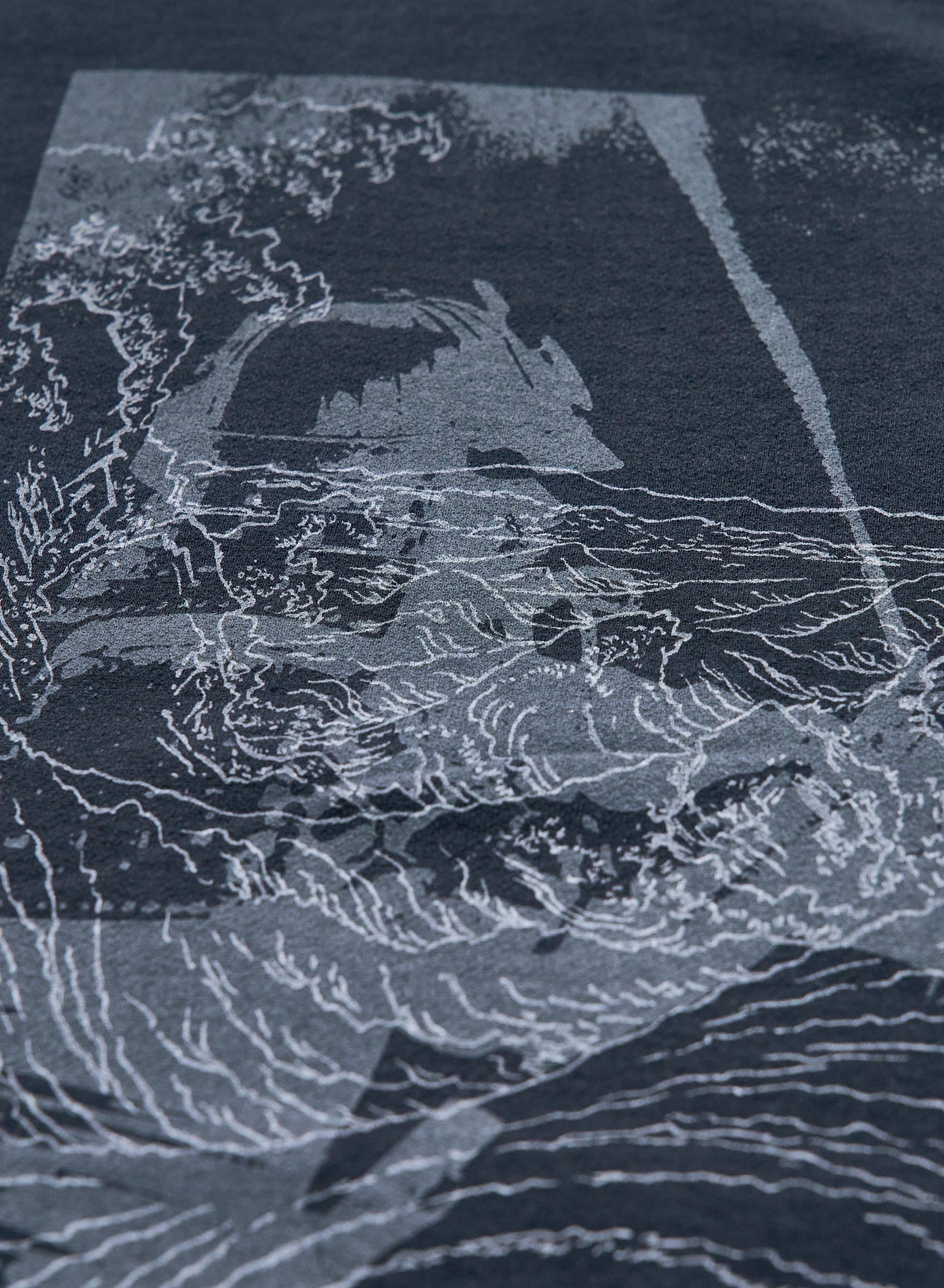 SJST25-106 Aged Cotton Inlay Loopwheel T-Shirt "RASEN"