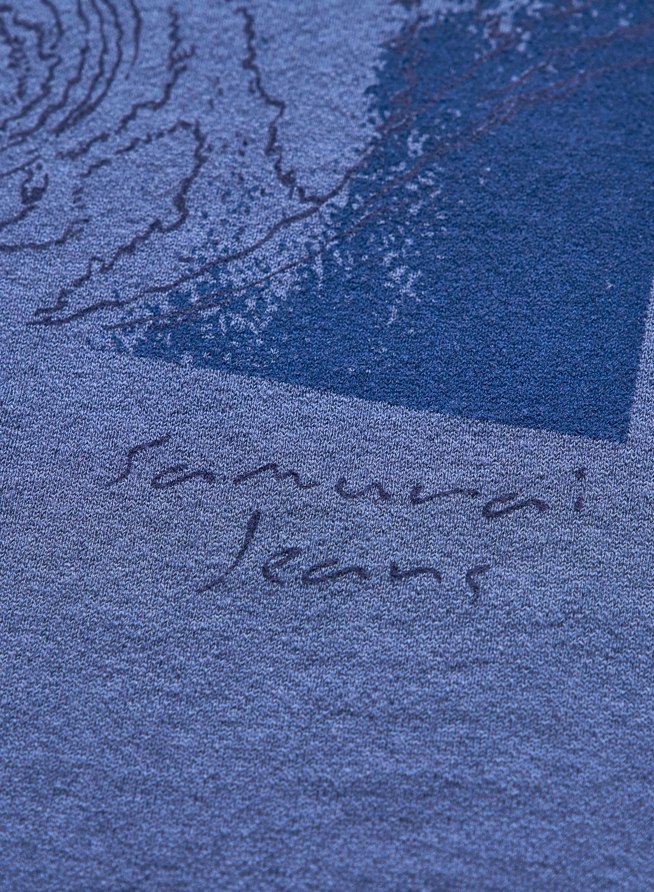 SJST25-106 Aged Cotton Inlay Loopwheel T-Shirt "RASEN"