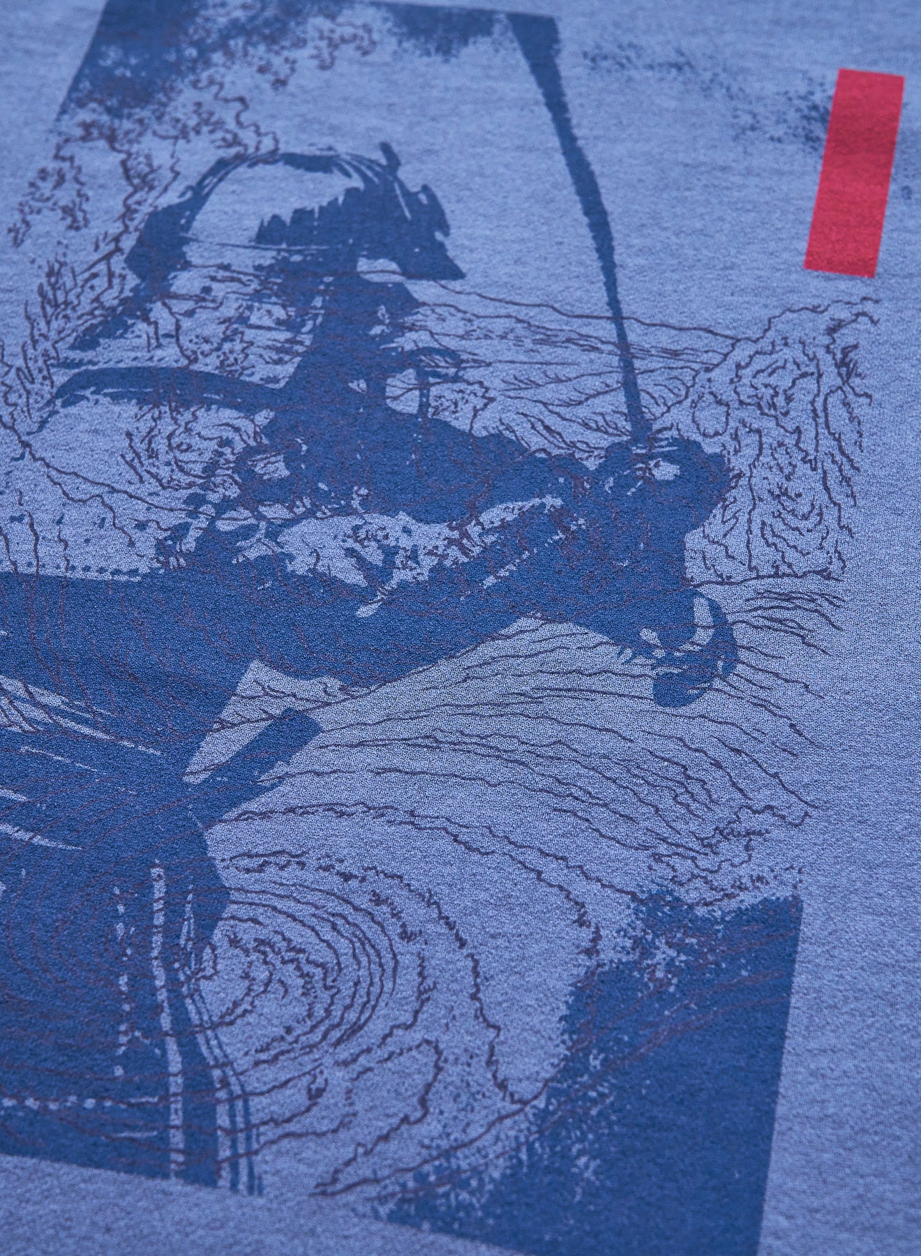 SJST25-106 Aged Cotton Inlay Loopwheel T-Shirt "RASEN"