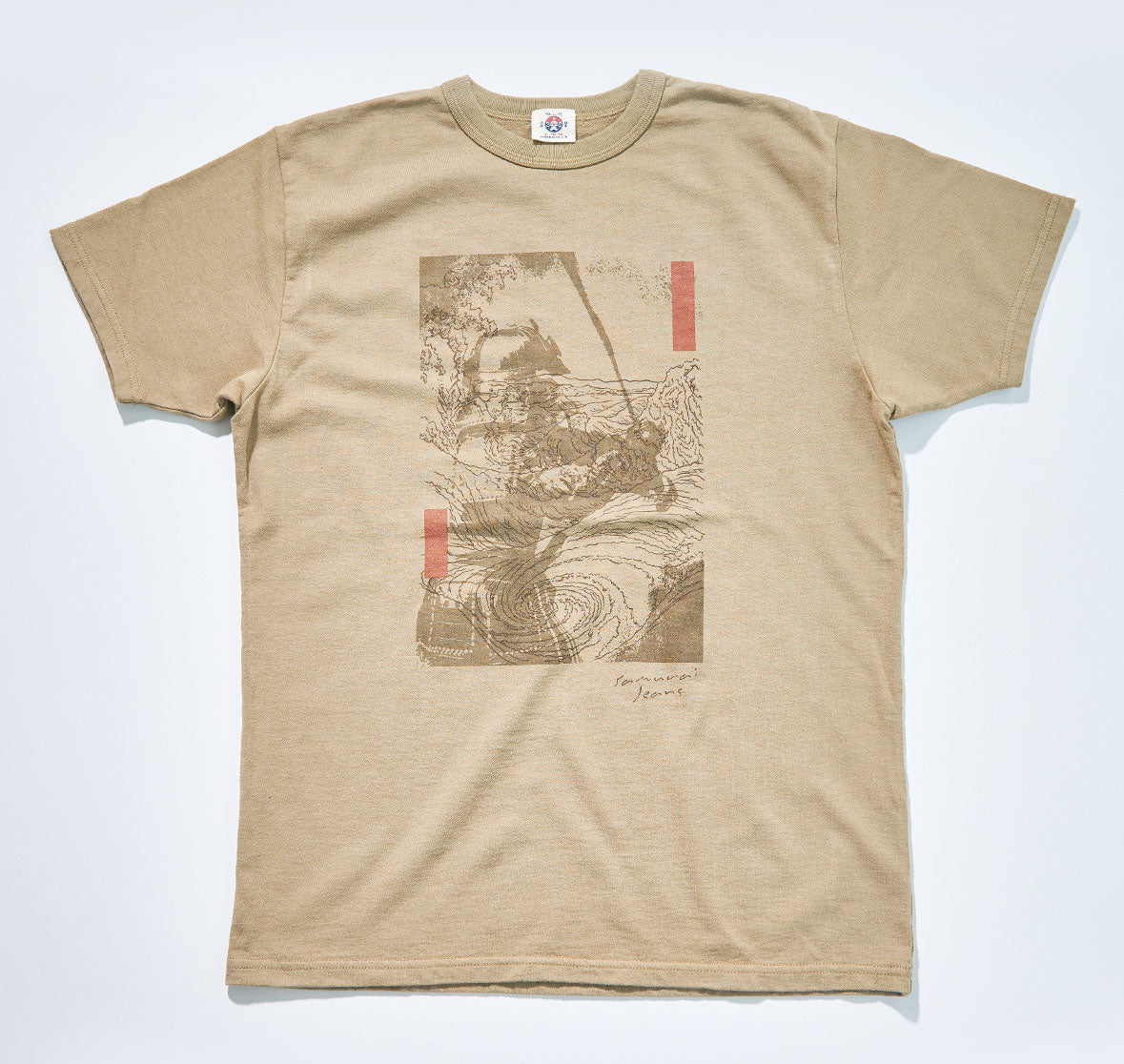 SJST25-106 Aged Cotton Inlay Loopwheel T-Shirt "RASEN"