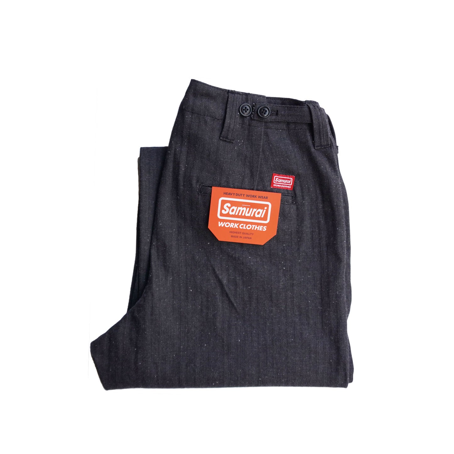 SWC600C-HBII　13oz へリンボン　ワイドトラウザーズ