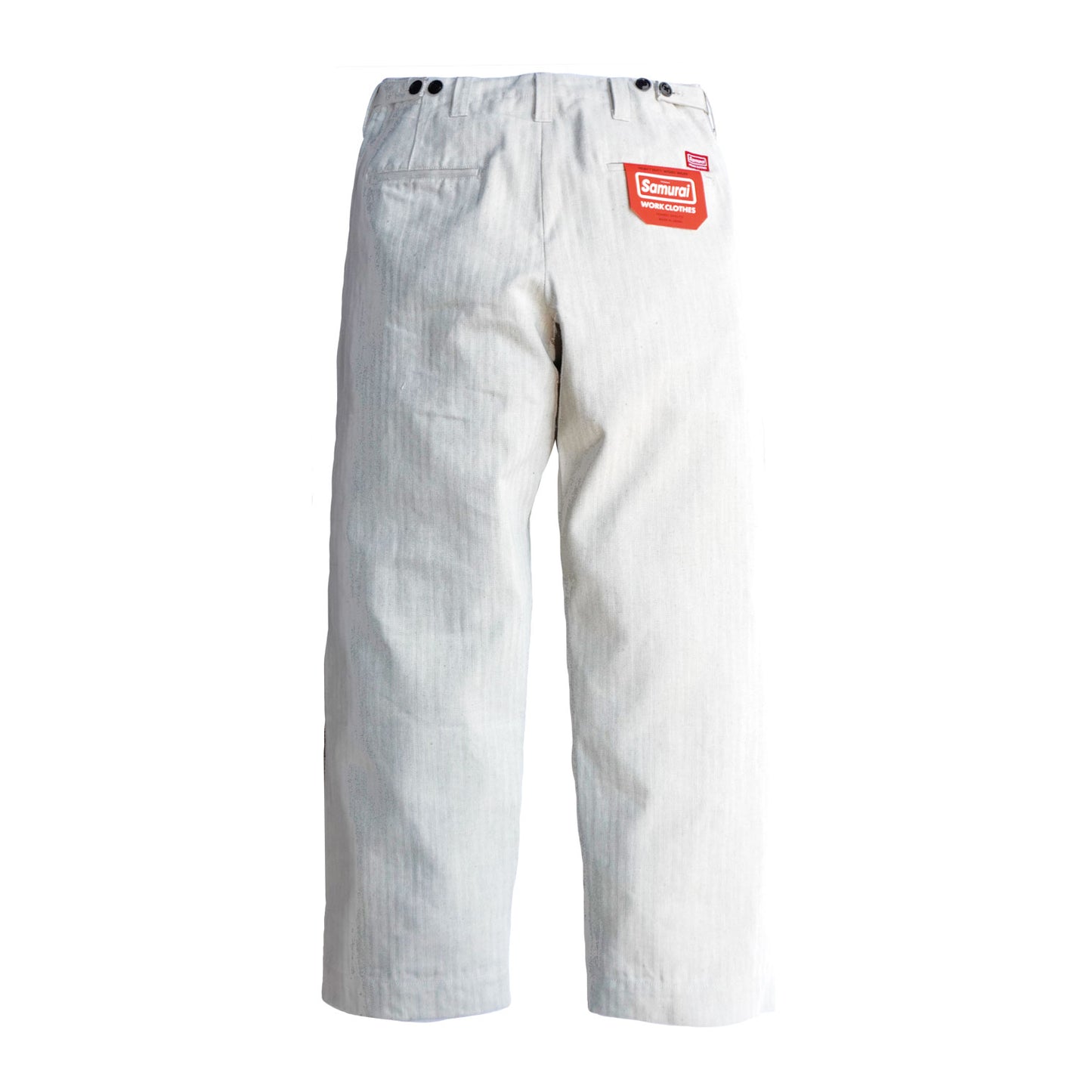 SWC600C-HBII　13oz へリンボン　ワイドトラウザーズ