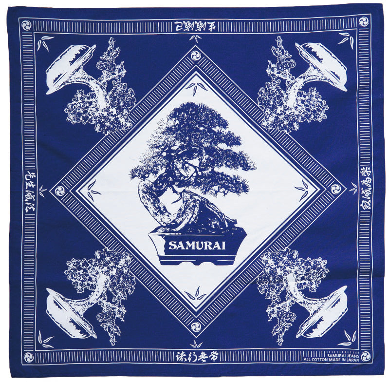 SJ-BANDANA-01 BONSAI PATTERN BANDANA